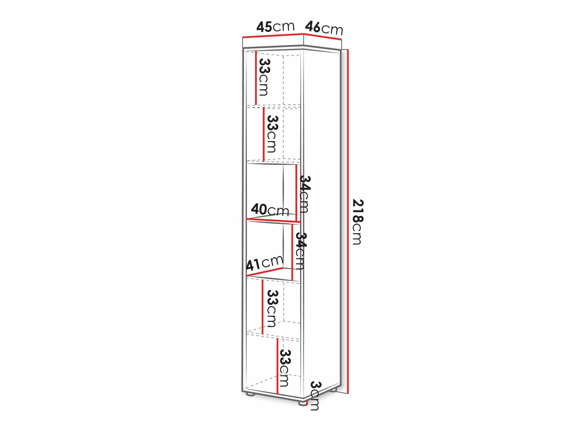 Set de mobilier Concept Pro Lenart XI (Alb)
