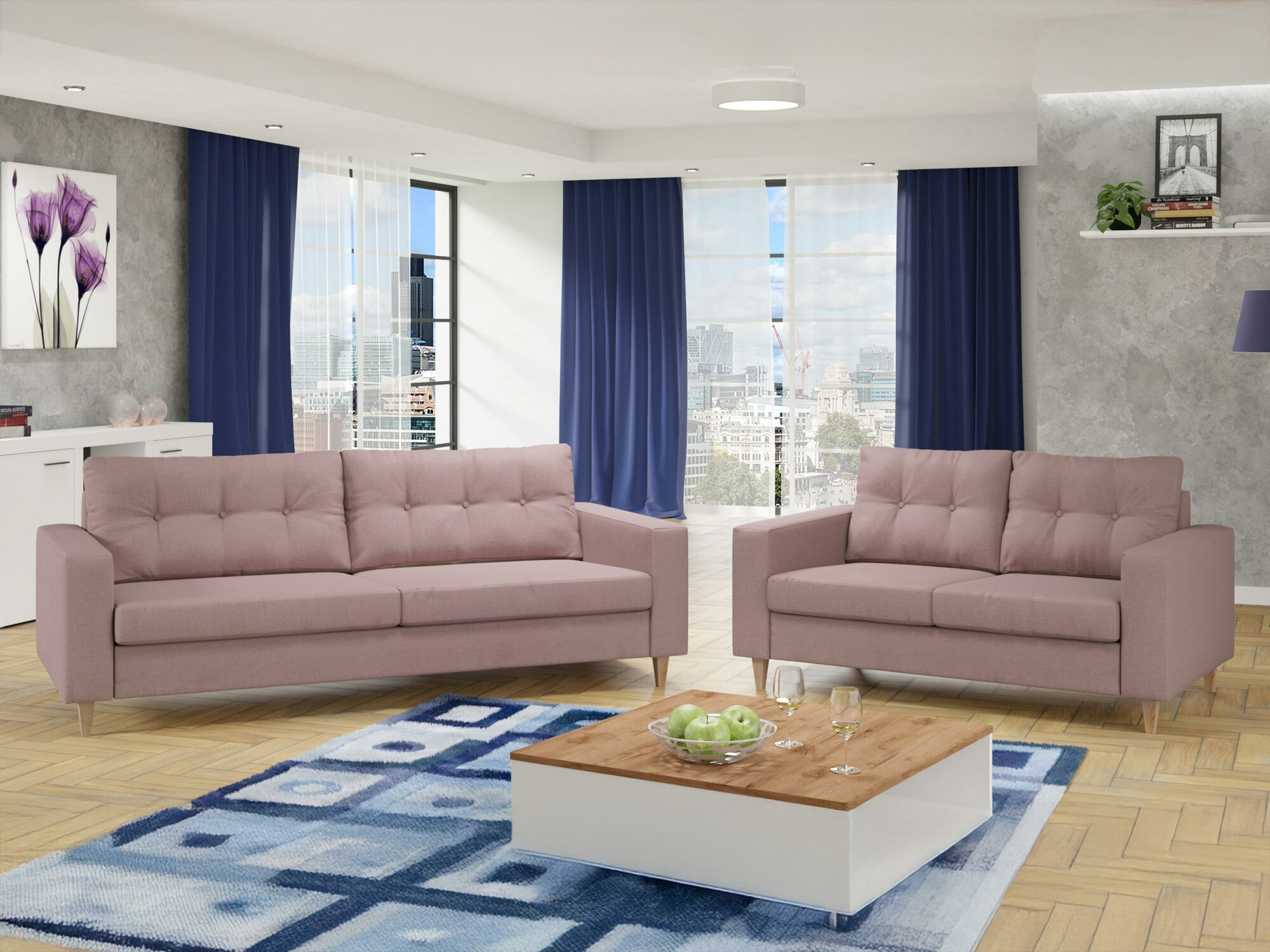 Set mobilier tapițat Temple 112