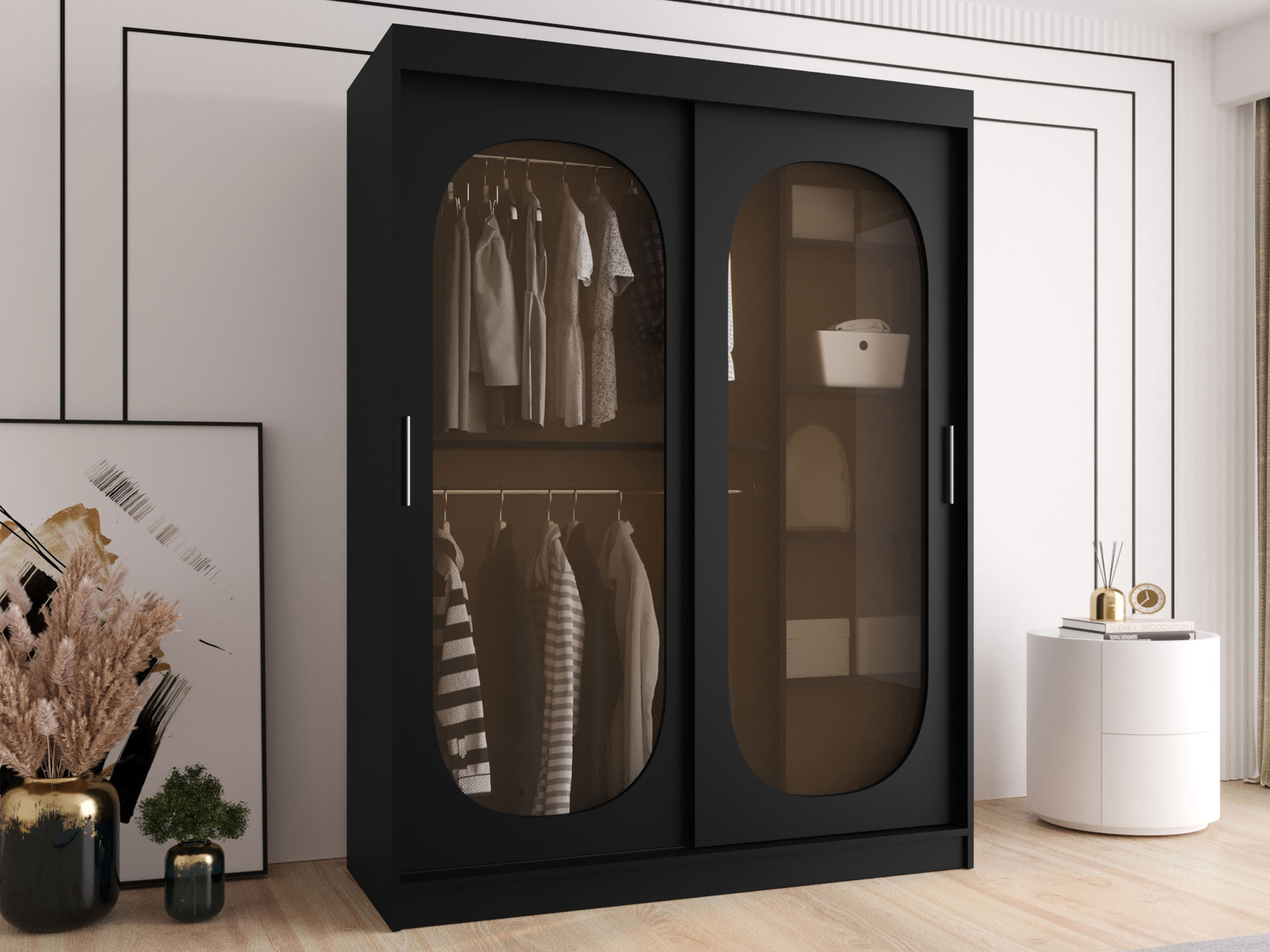 Dulap Hartford 519 (Negru)