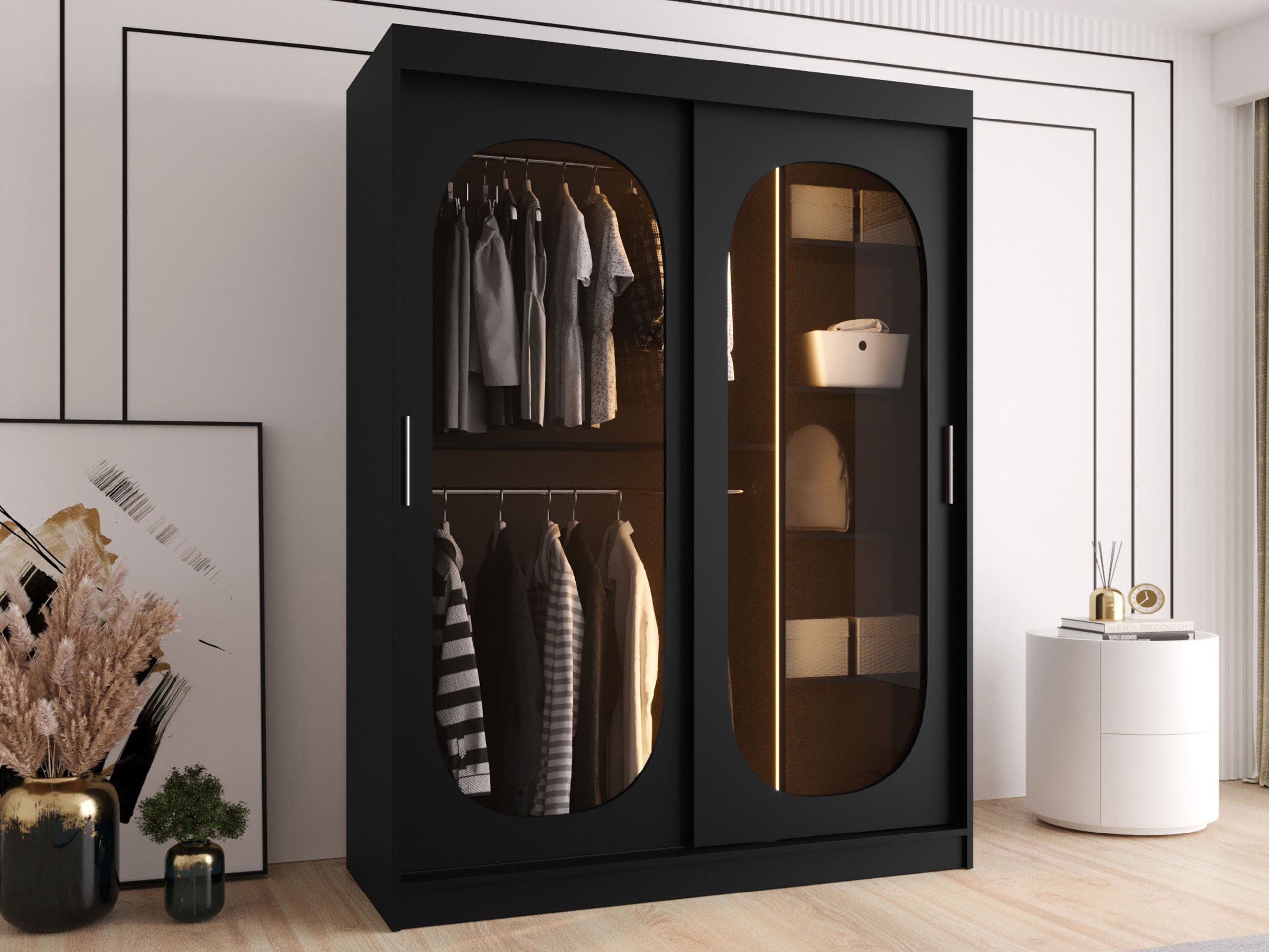 Dulap Hartford 519 (Negru)