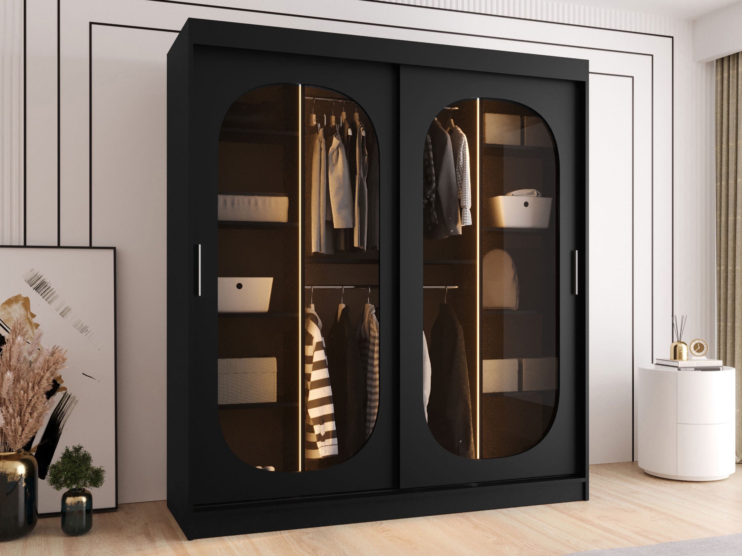 Dulap Hartford 520 (Negru)