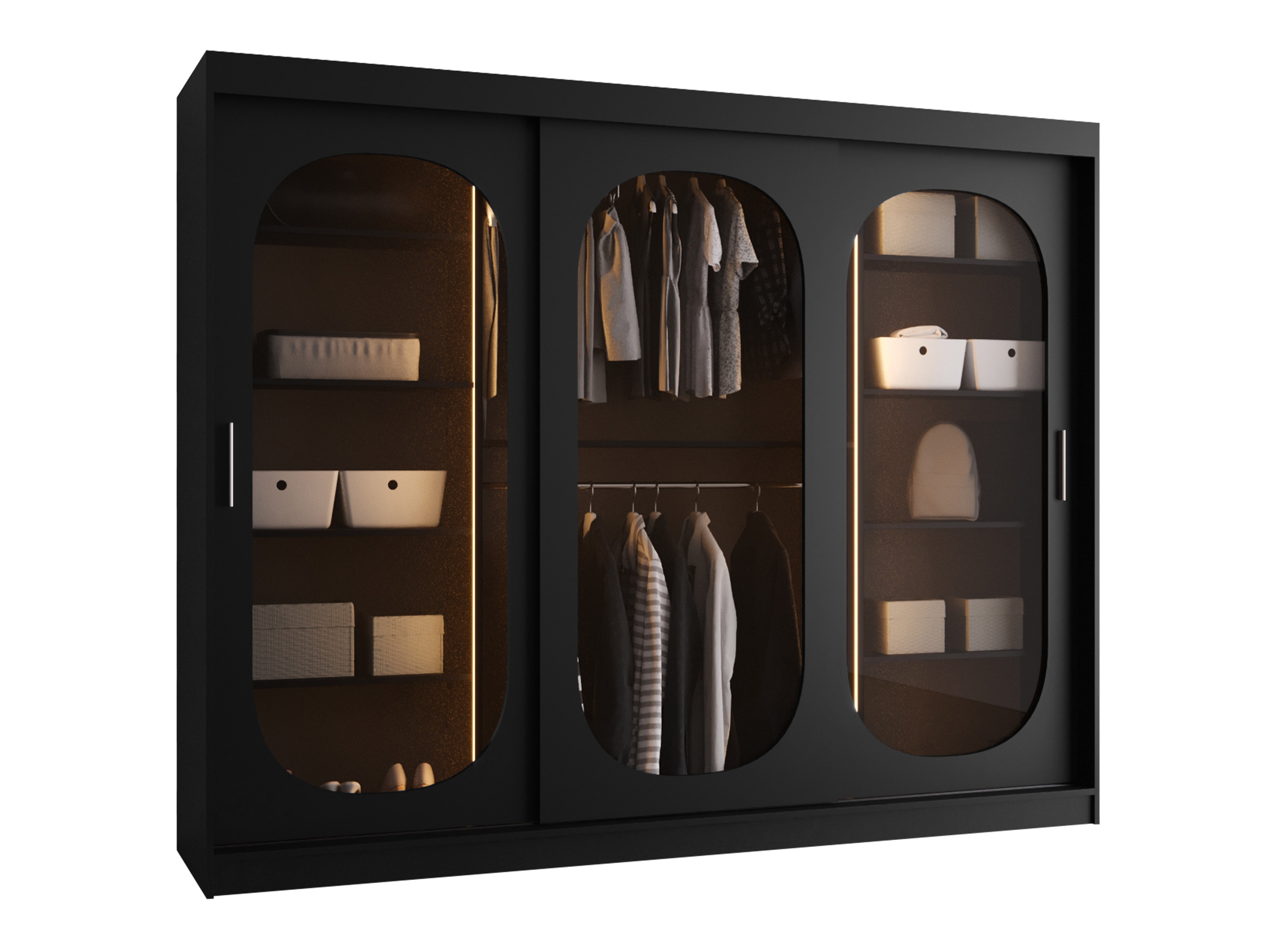 Dulap Hartford 522 (Negru)