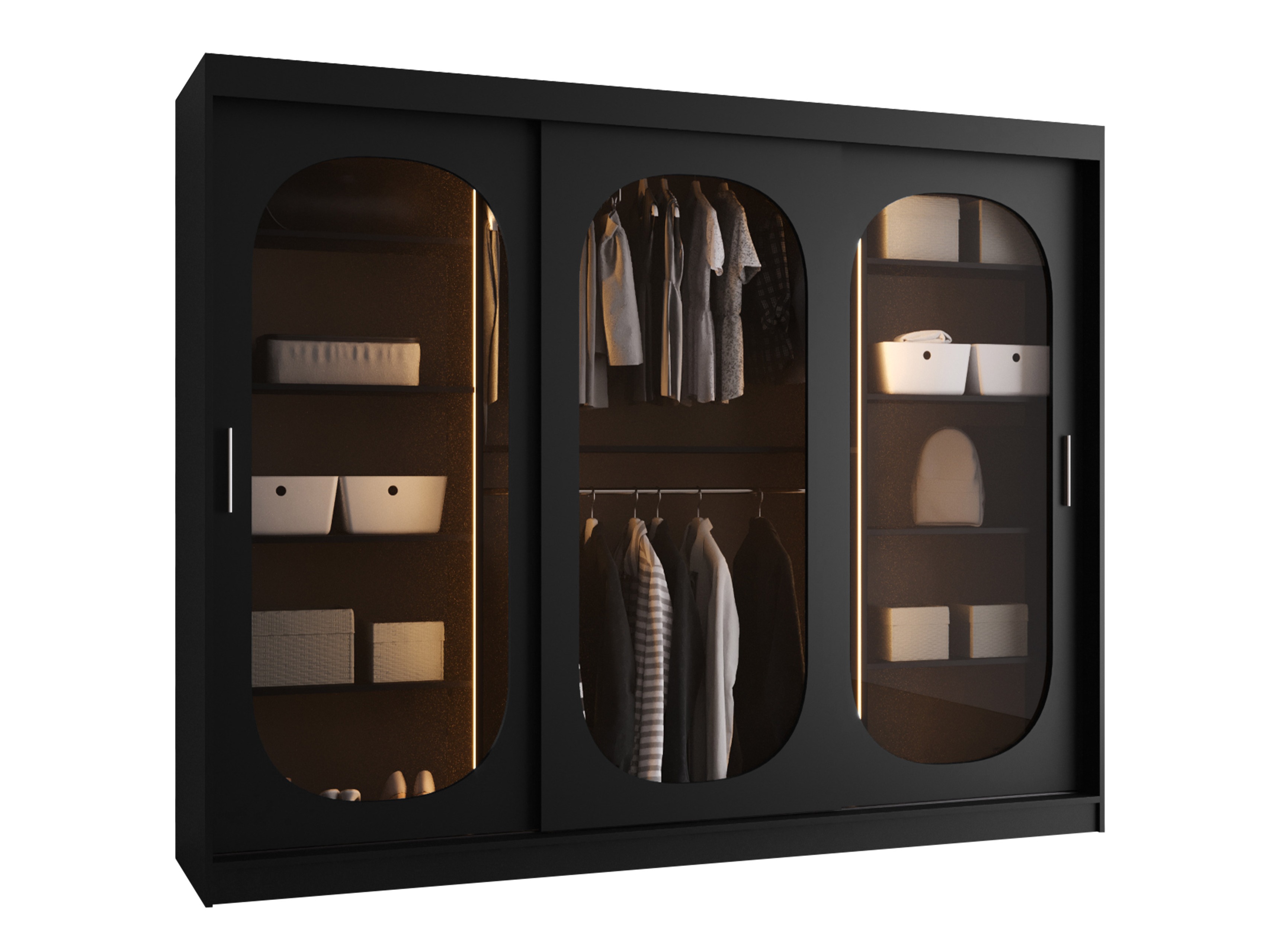 Dulap Hartford 522 (Negru)