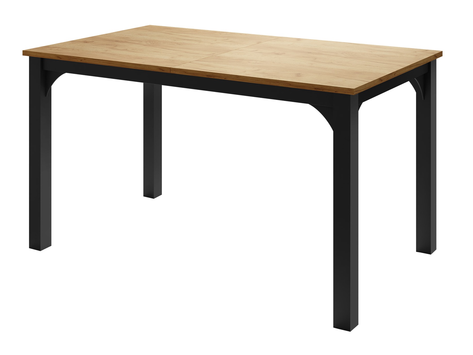 Masă Oswego 136 (Stejar Craft auriu + Negru)