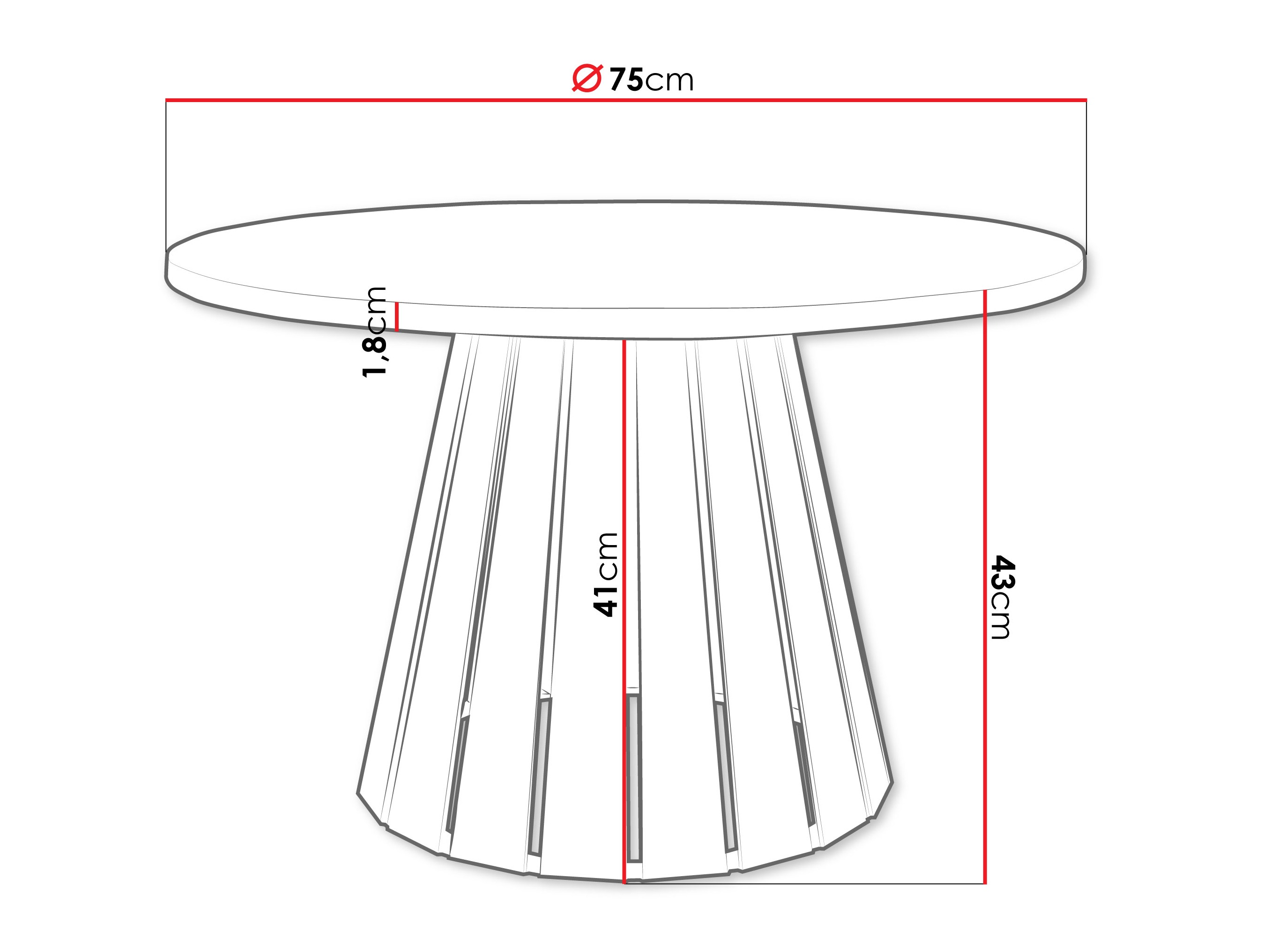 Măsuță de cafea Oswego 134 (Cașmir + Maro)