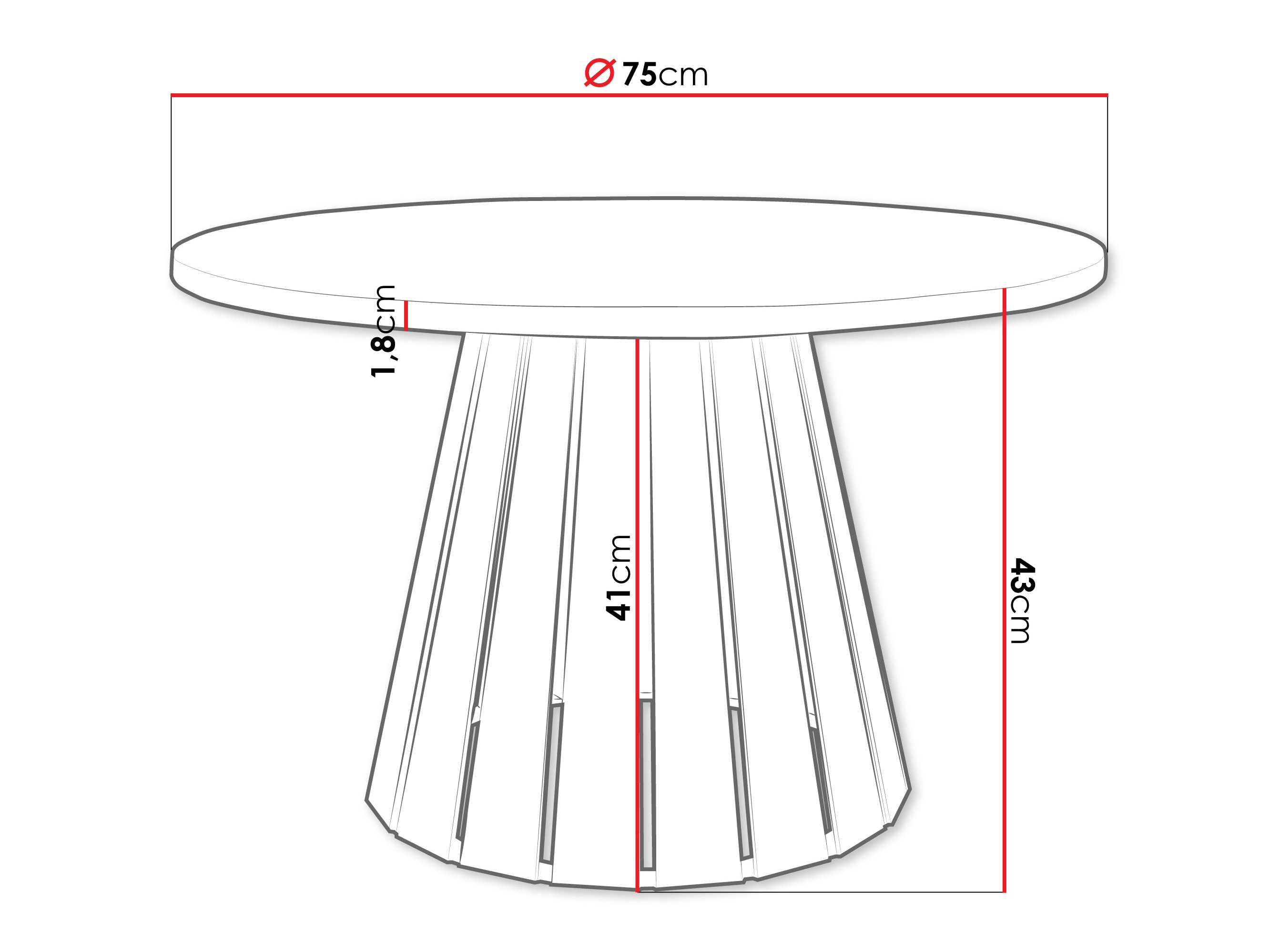 Măsuță de cafea Oswego 134 (Negru + Gri)