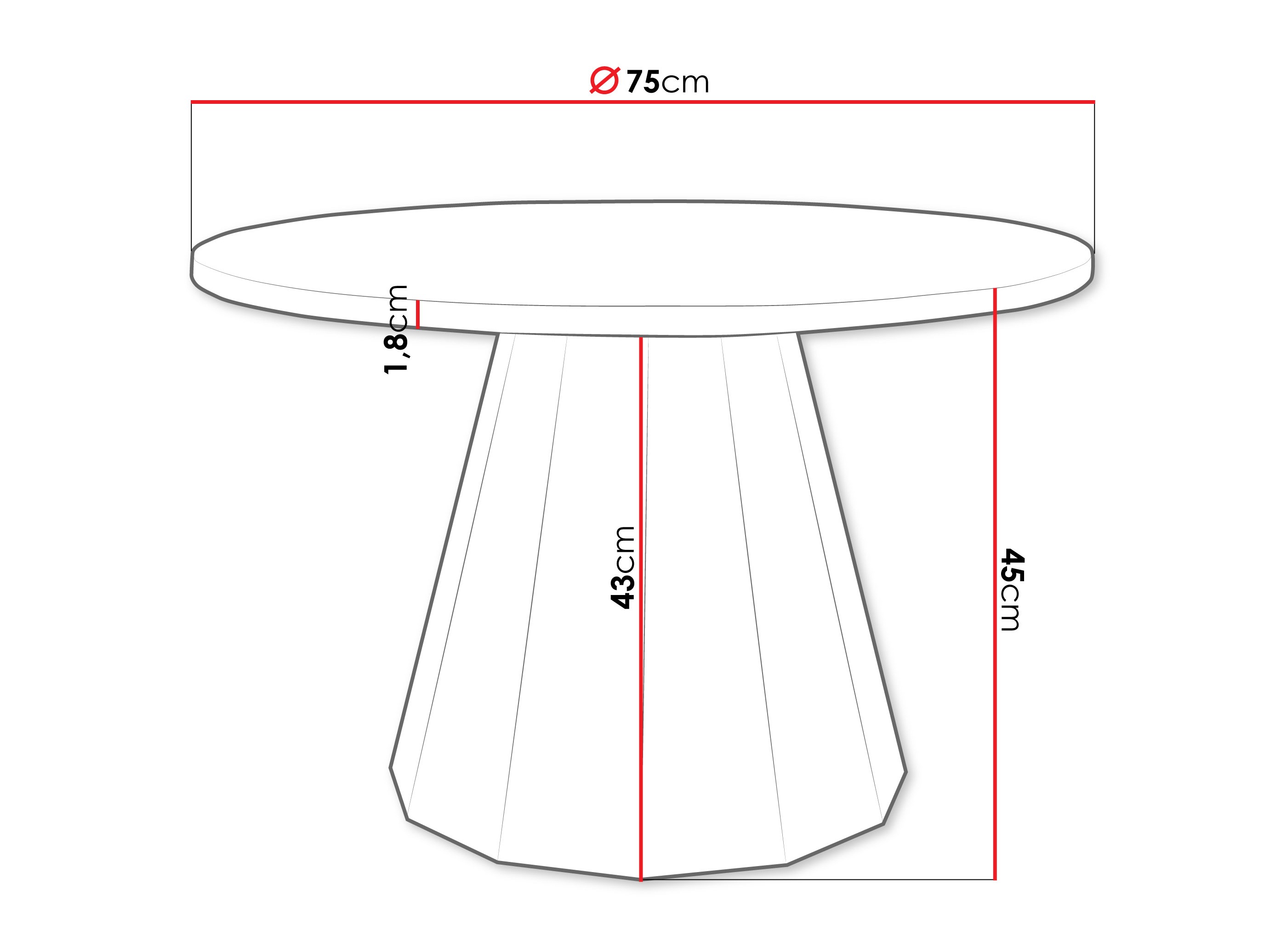 Măsuță de cafea Oswego 139 (Negru + Gri)