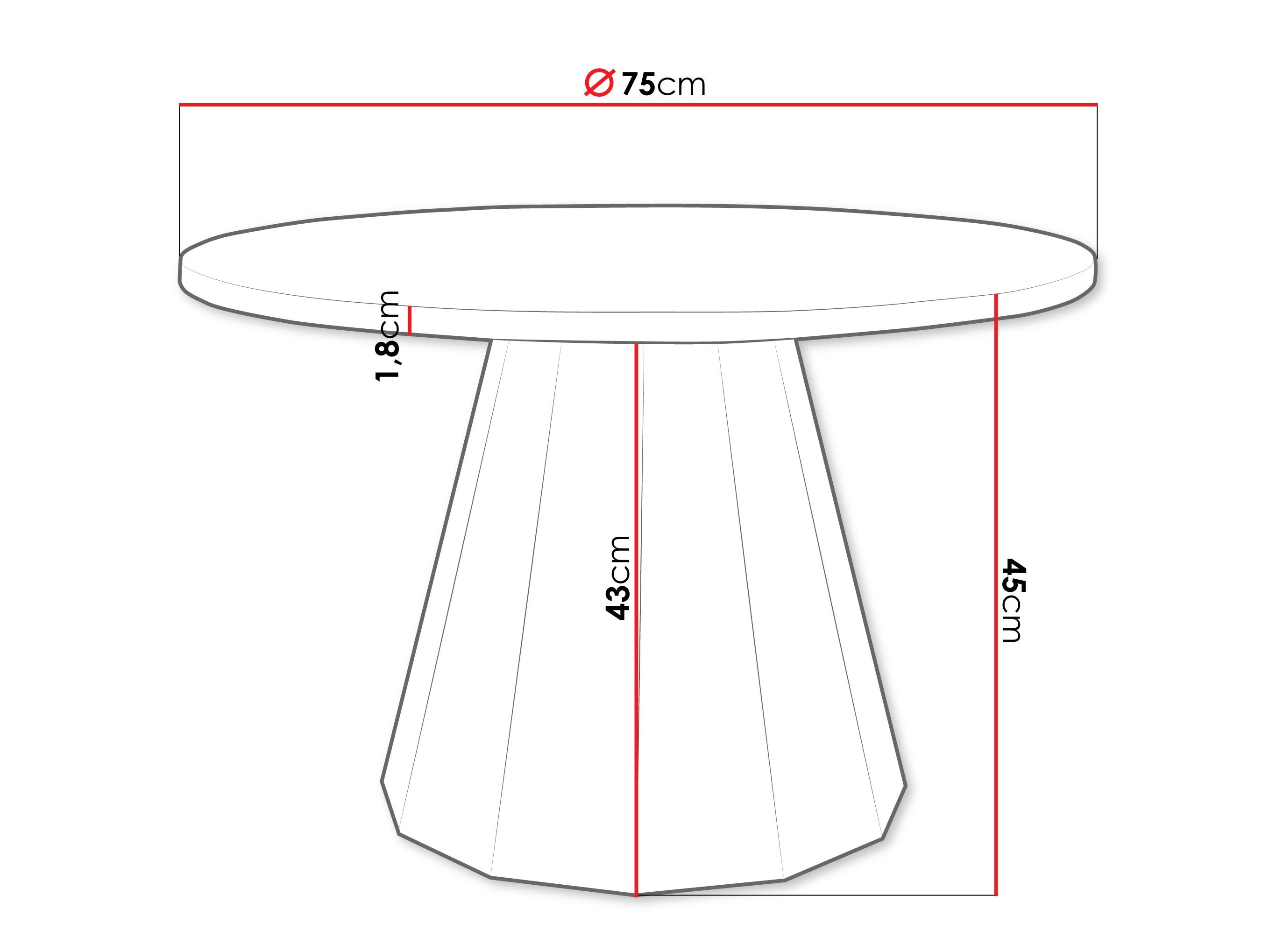 Măsuță de cafea Oswego 139 (Negru + Stejar)