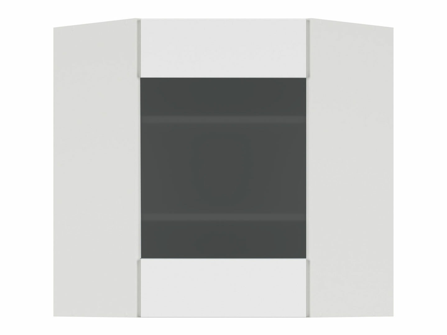 Dulap modular de colț pentru perete Top White 160