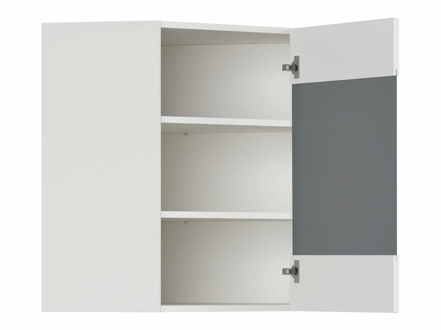 Dulap modular de colț pentru perete Top White 160