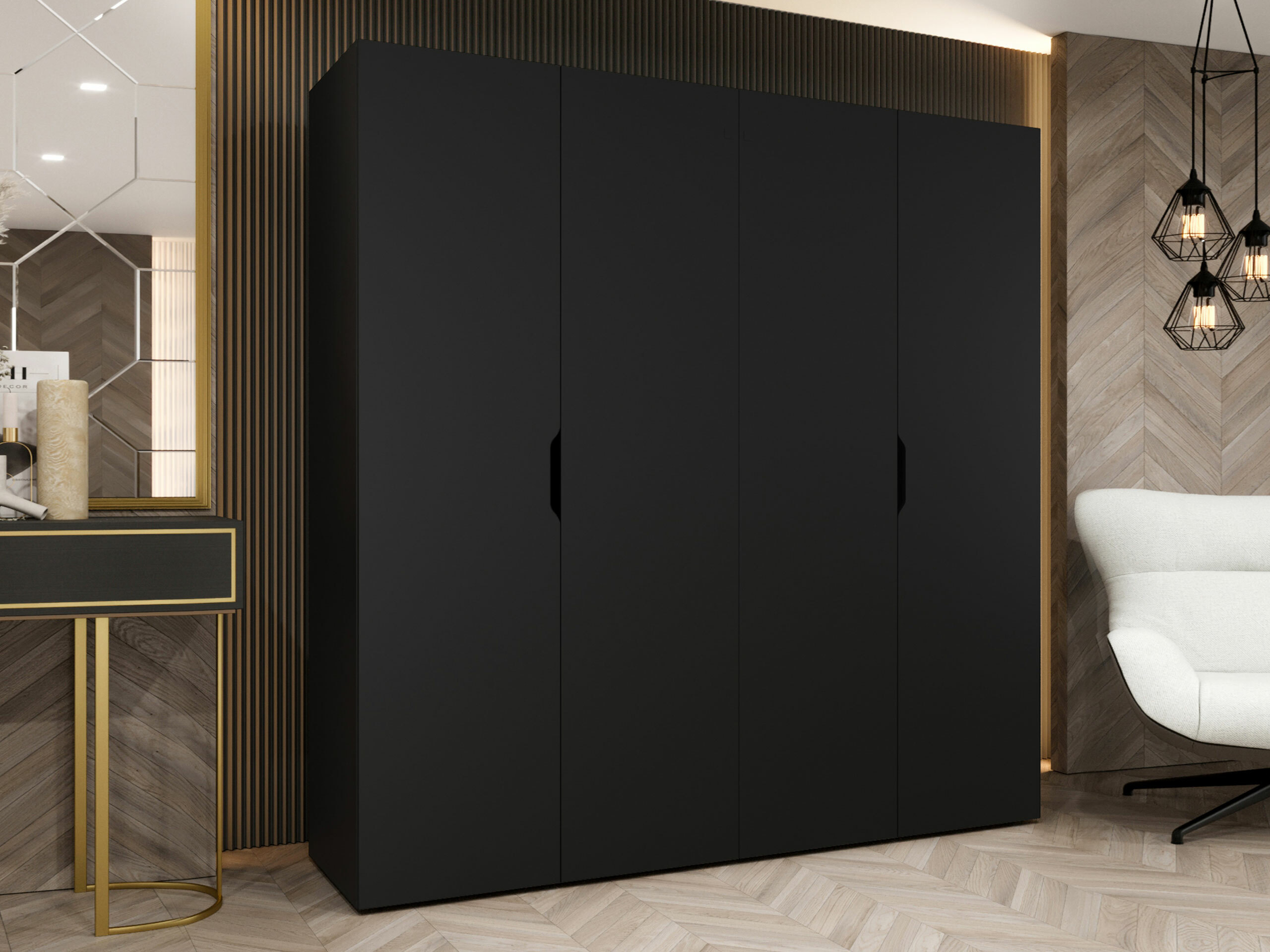 Dulap Hartford 513 (Negru)
