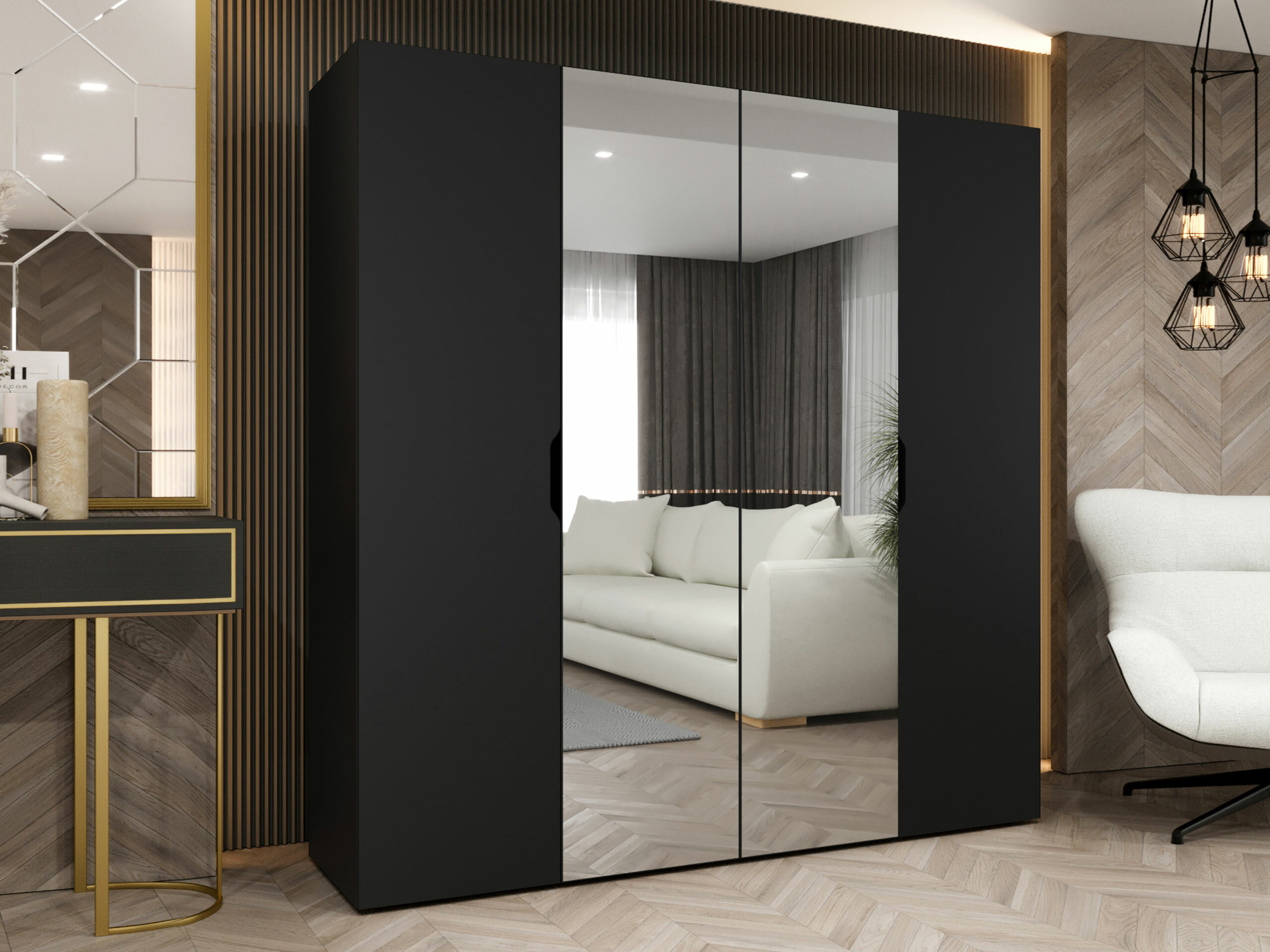 Dulap Hartford 514 (Negru)