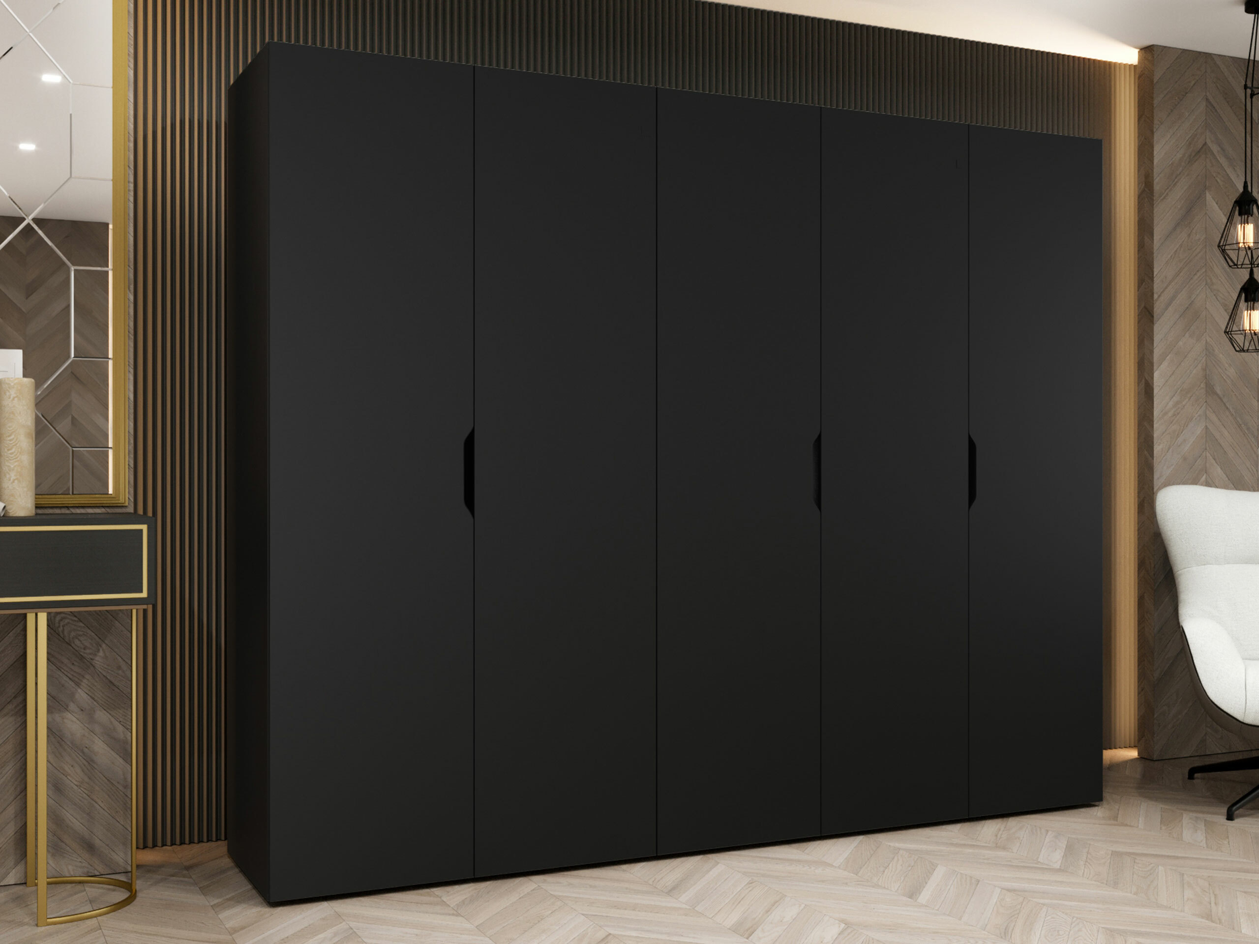 Dulap Hartford 515 (Negru)