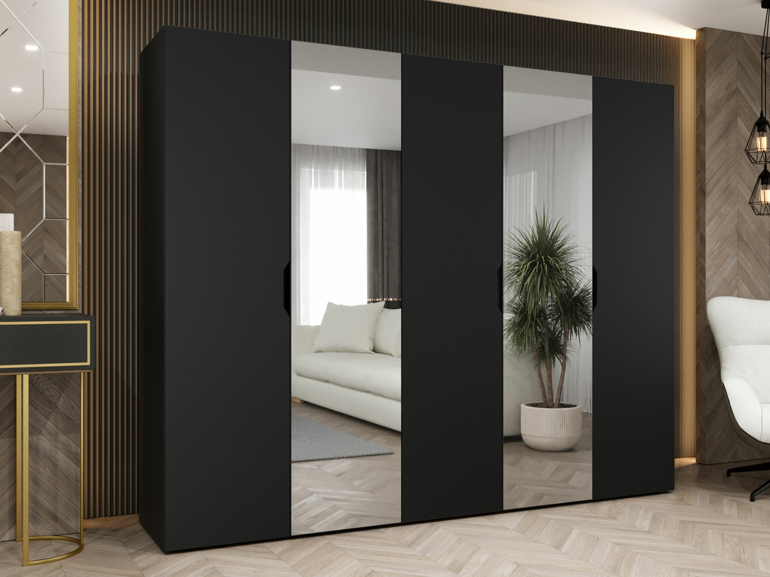 Dulap Hartford 516 (Negru)