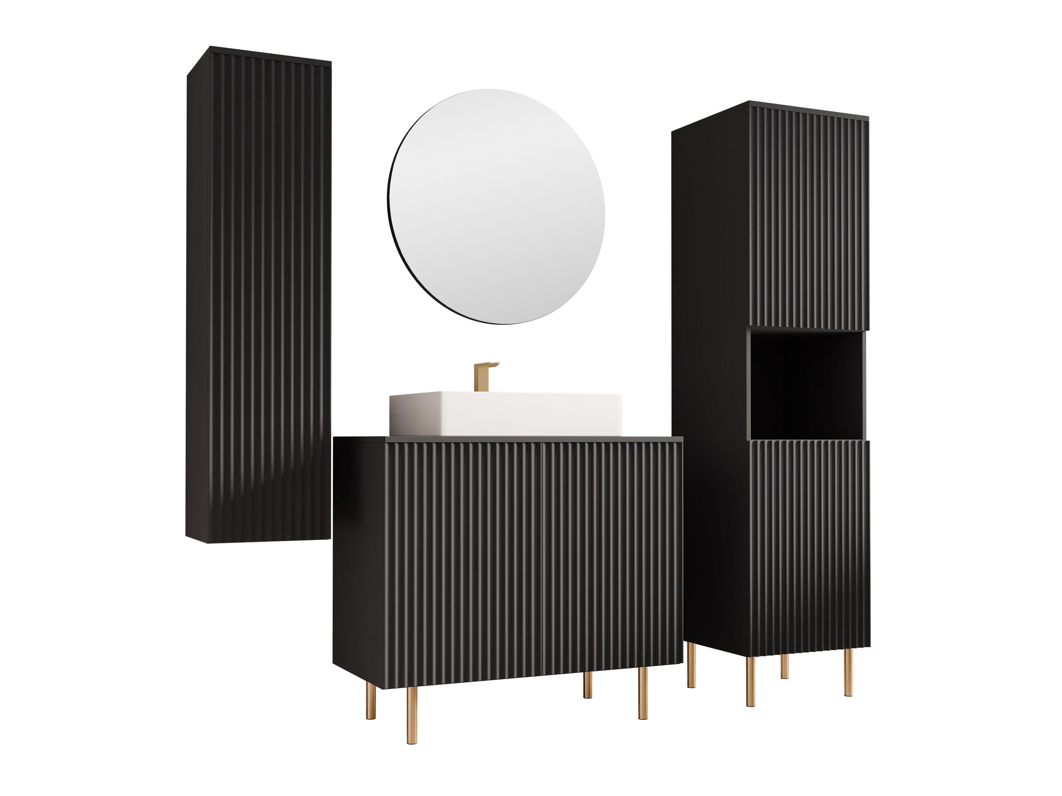 Set baie Decus V (Negru)