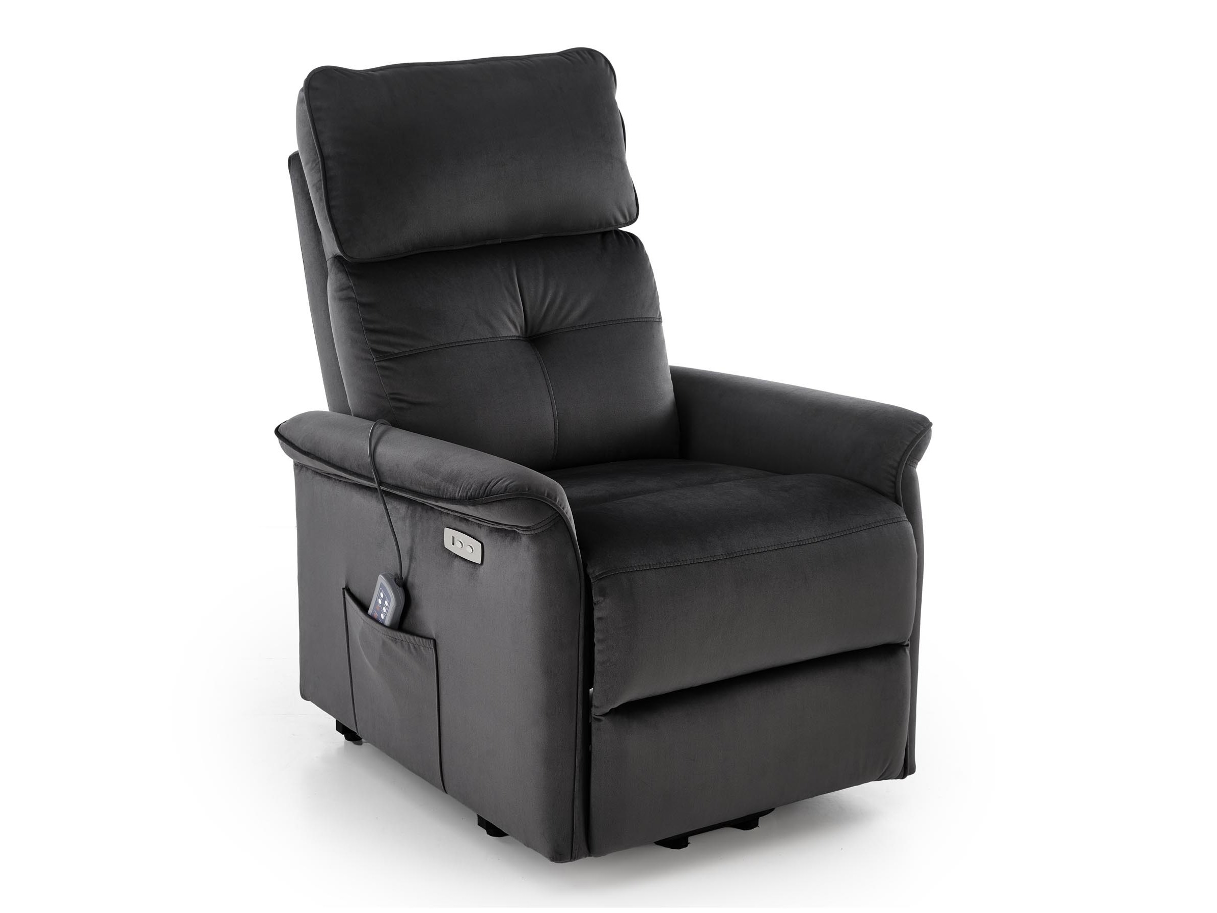 Fotoliu recliner Houston 1979 (Negru)