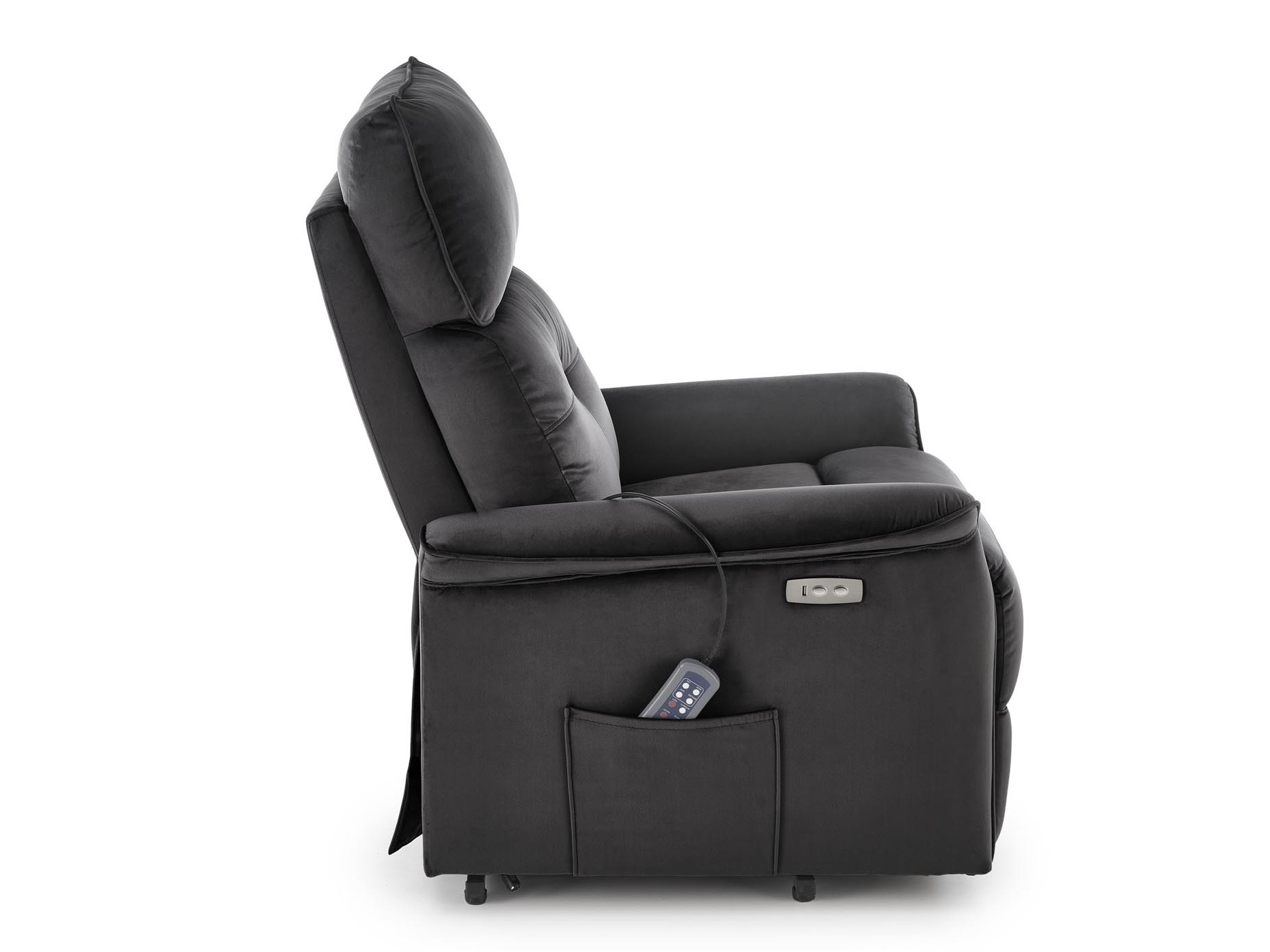 Fotoliu recliner Houston 1979 (Negru)
