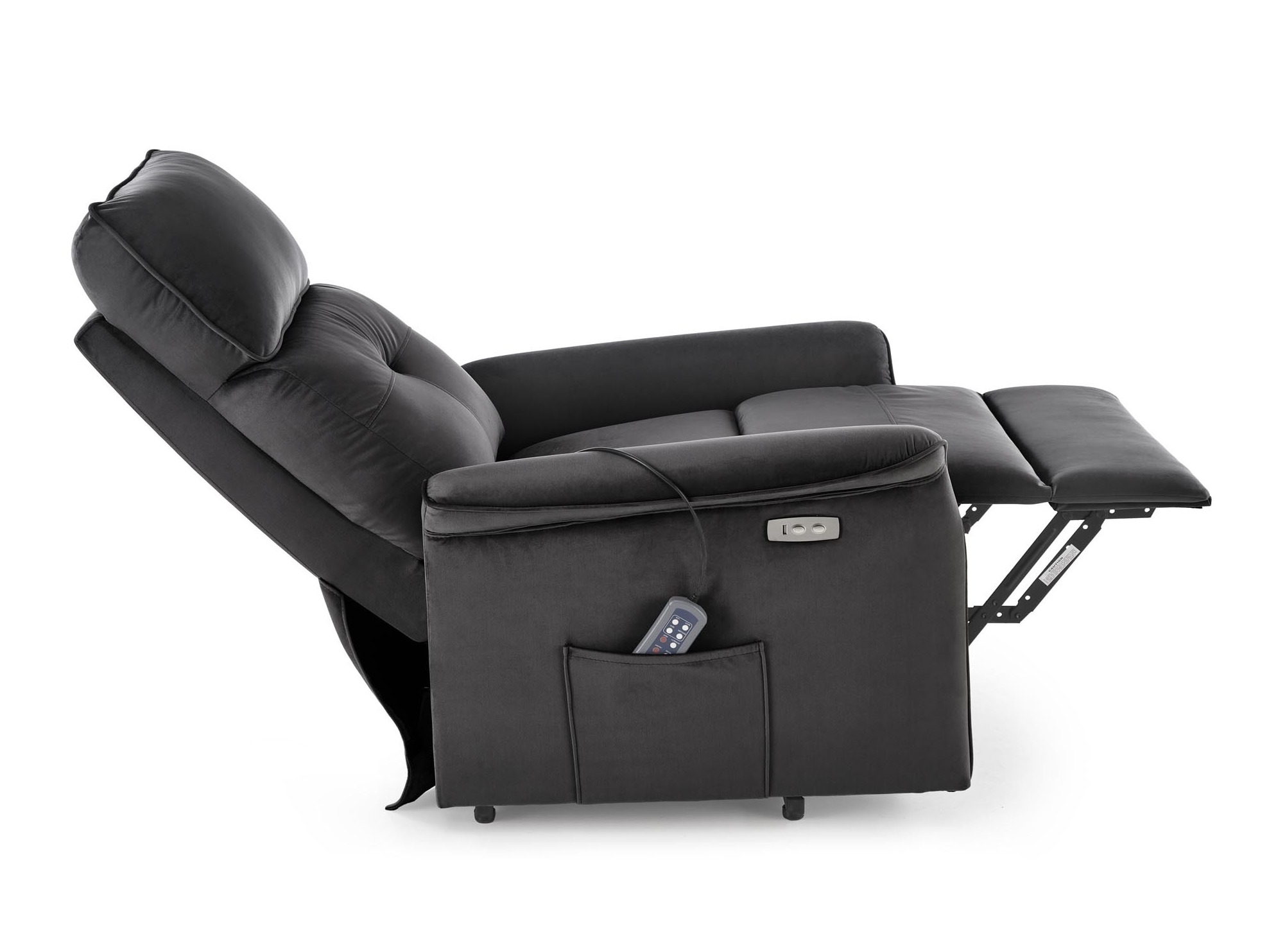 Fotoliu recliner Houston 1979 (Negru)