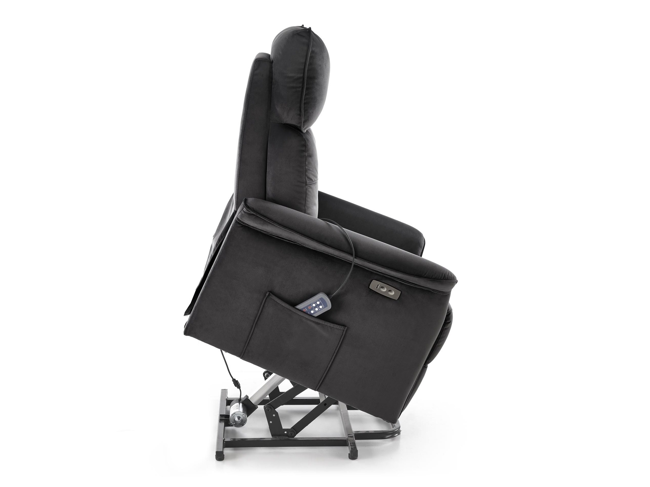 Fotoliu recliner Houston 1979 (Negru)
