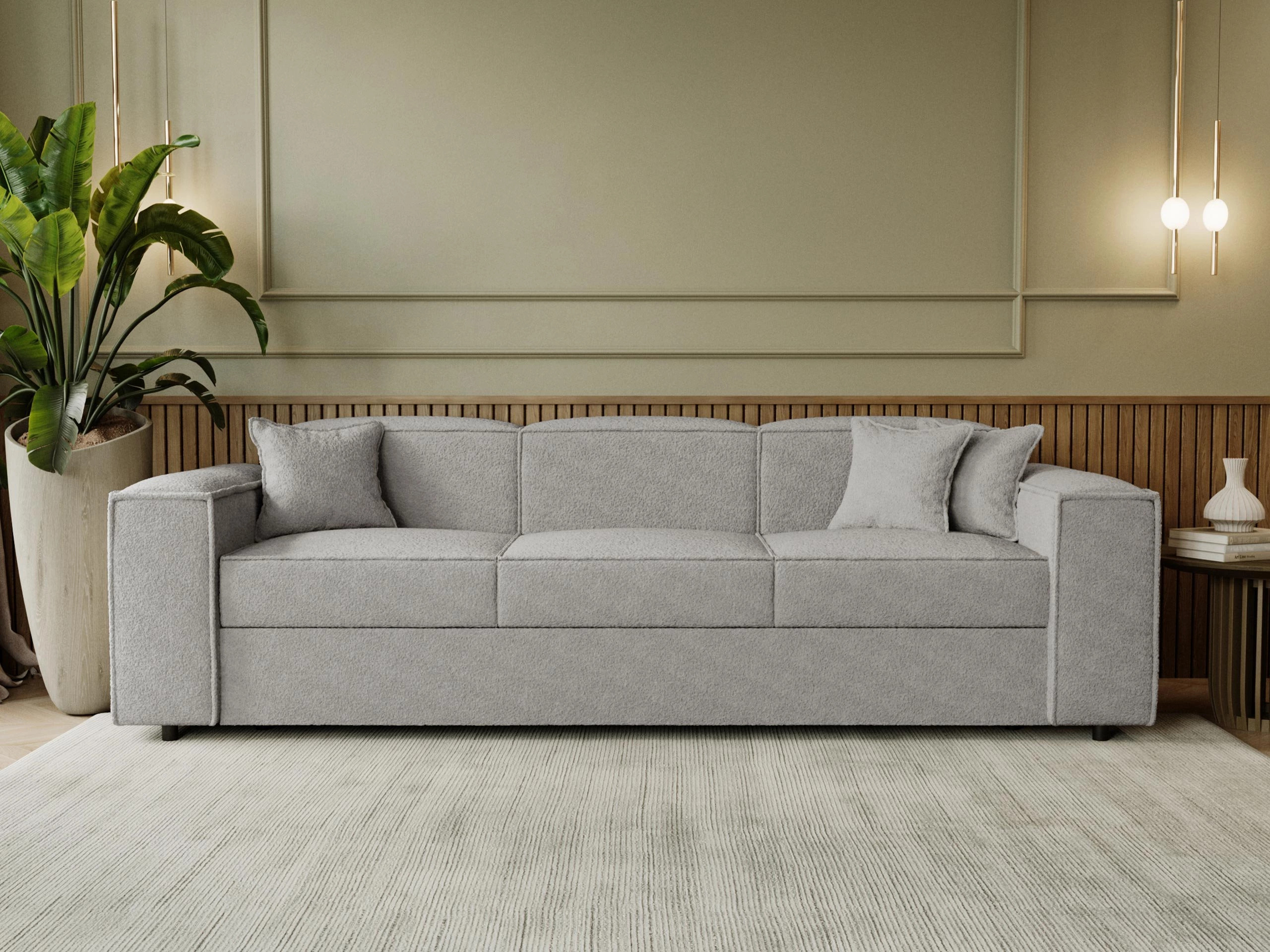 Canapea extensibilă Clovis 114 (Coral 75)