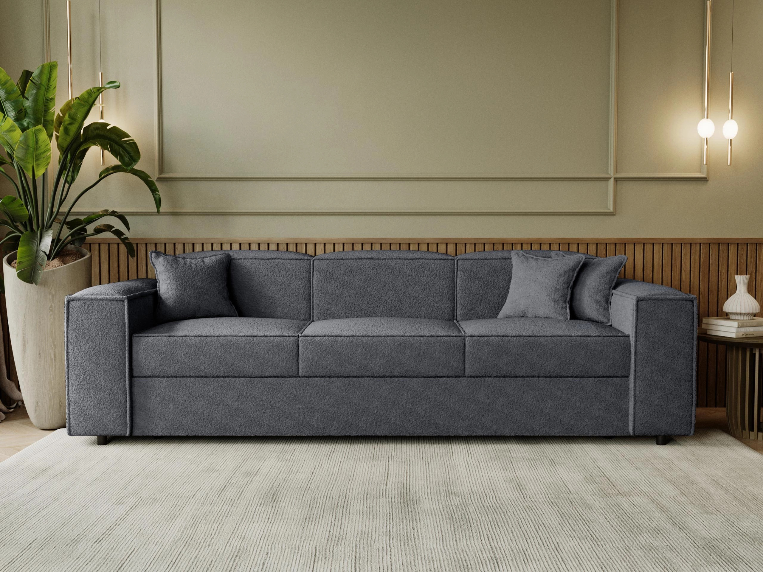 Canapea extensibilă Clovis 114 (Coral 80)