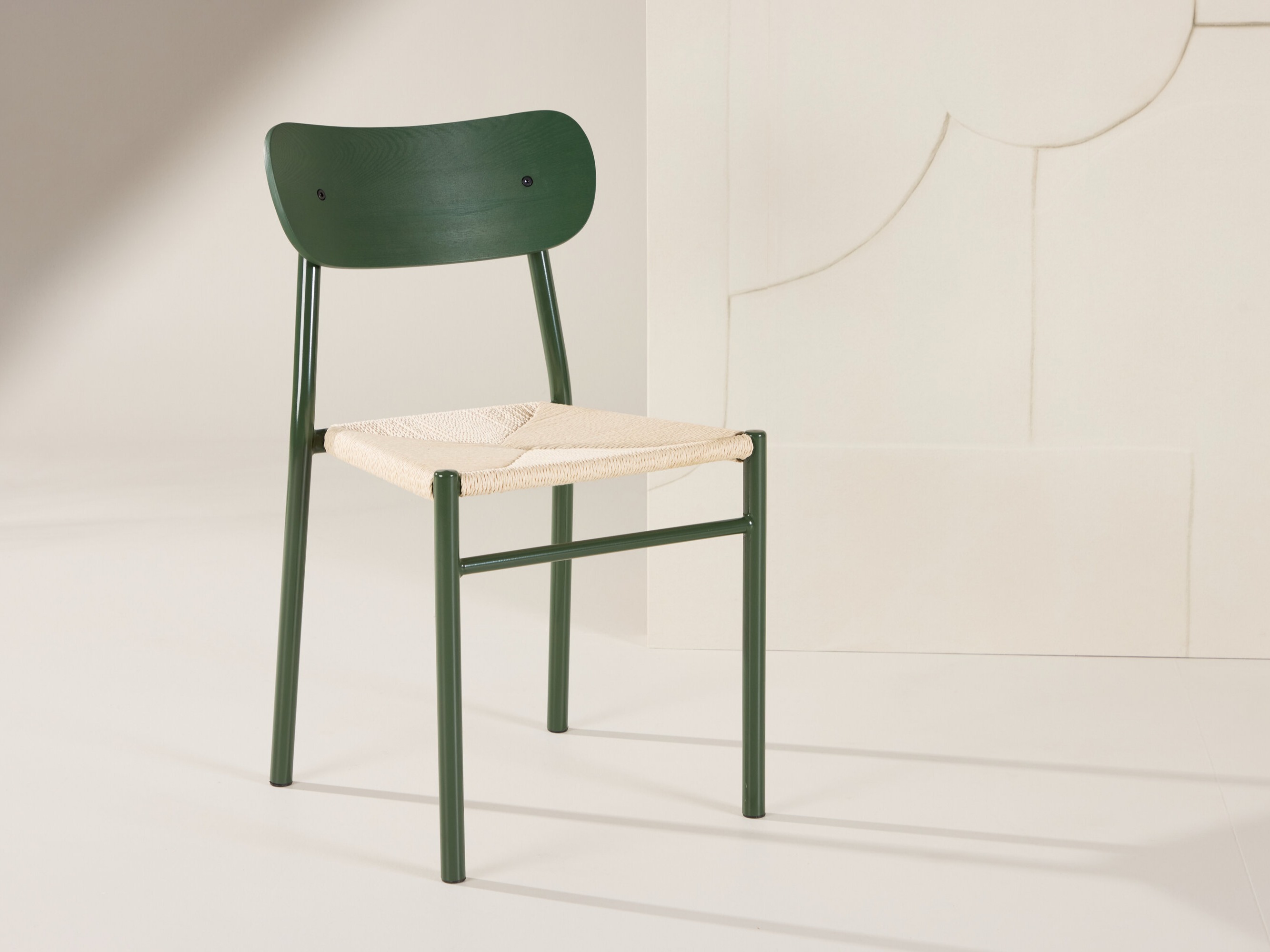 Scaun Dallas 254 (Verde + Bej)