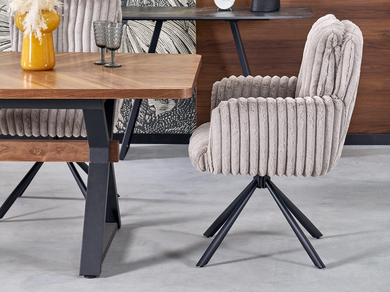 Scaun Houston 2015 (Gri + Negru)