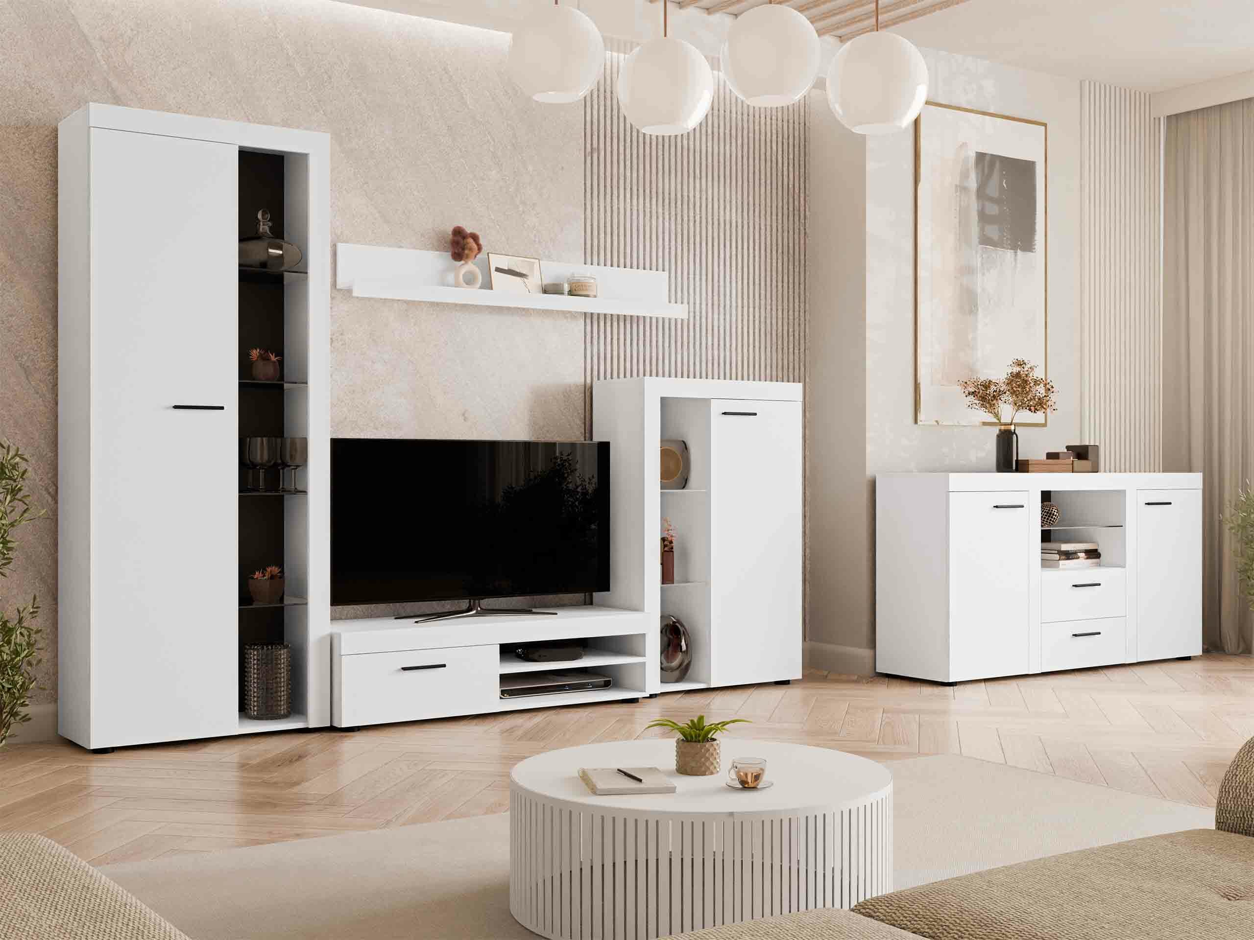 Set de living Univio I (Alb)