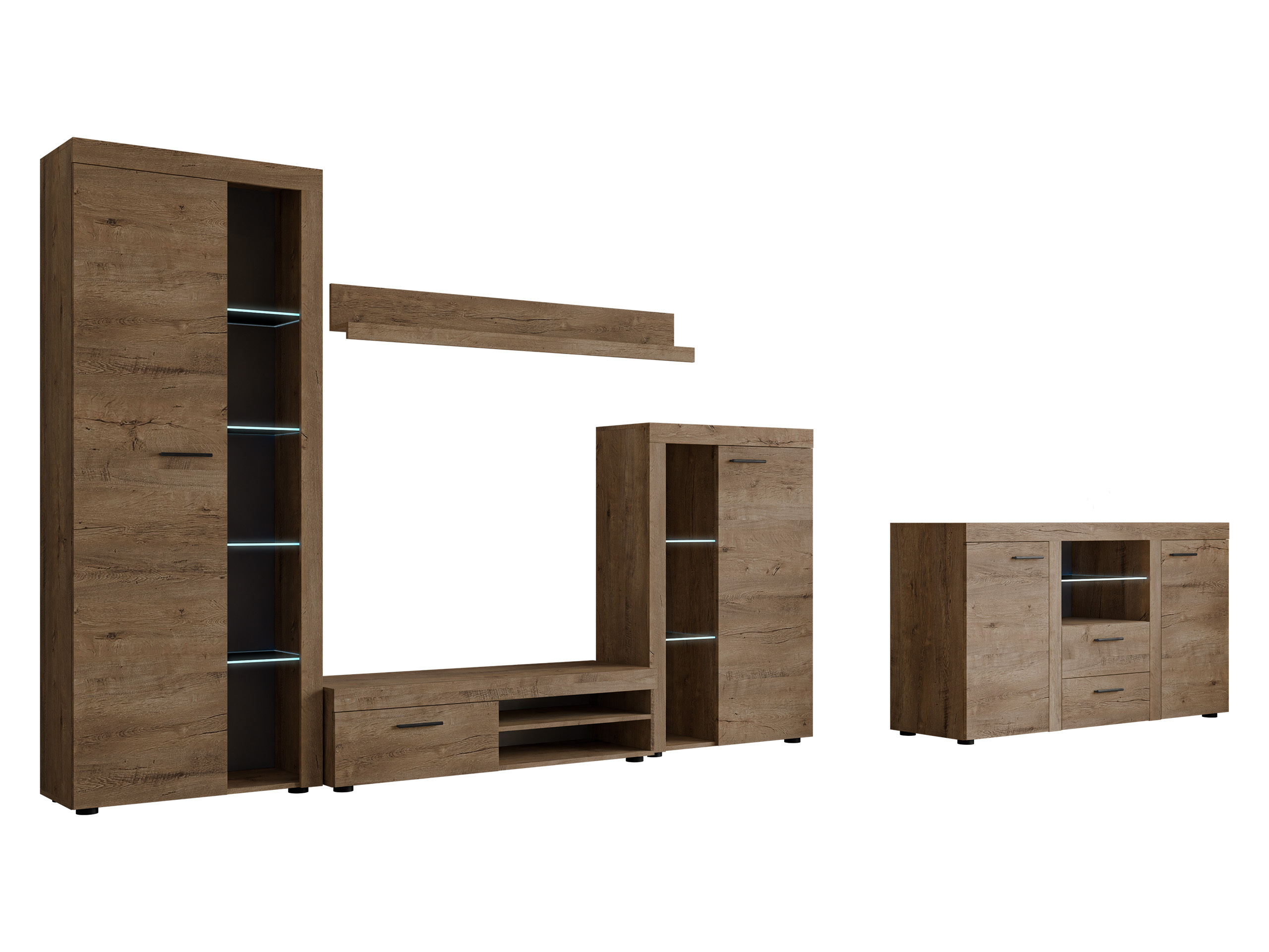 Set de living Univio I (Stejar lefkas)