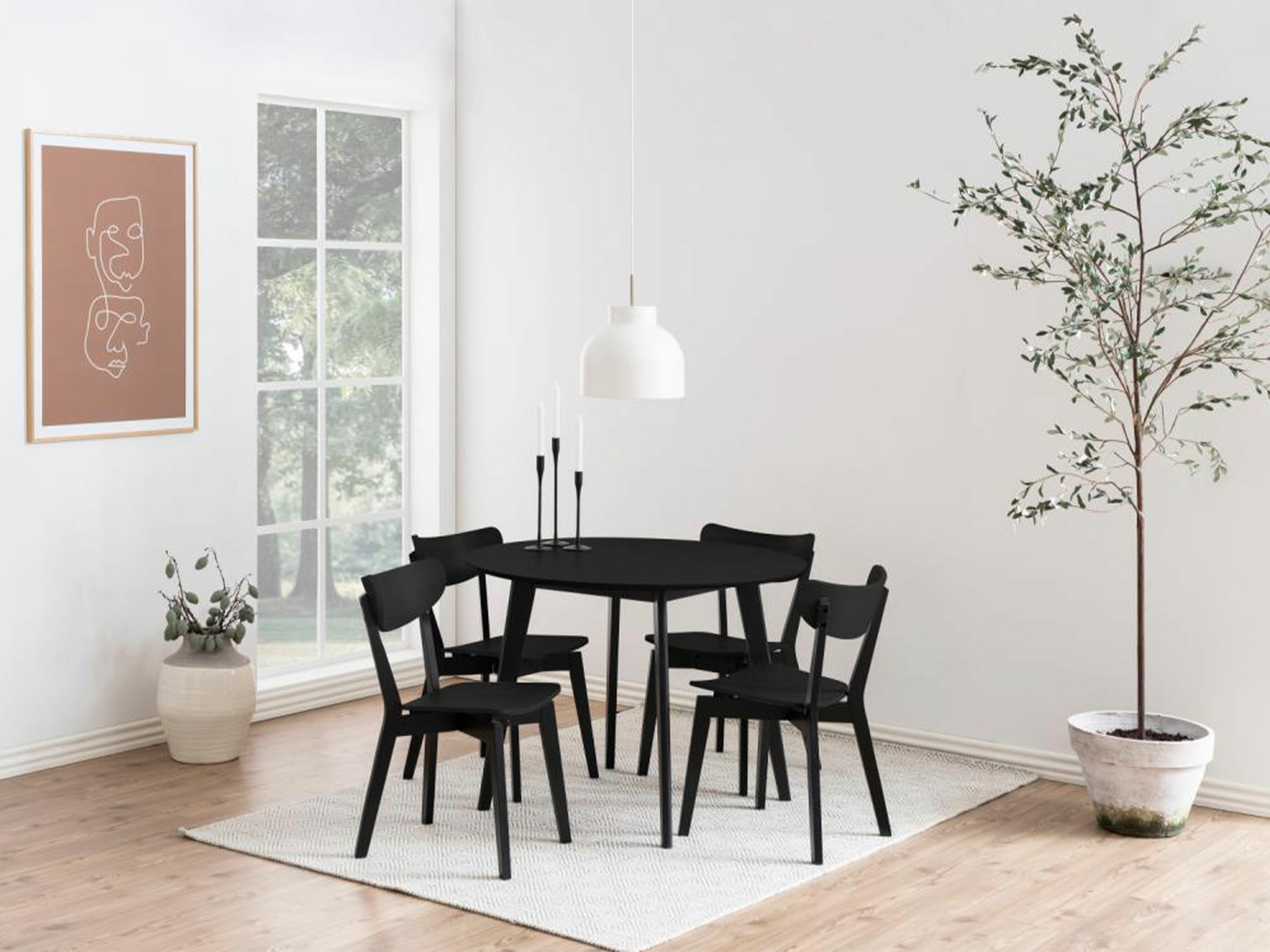 Scaun Norsica 319 (Stejar negru + Negru)