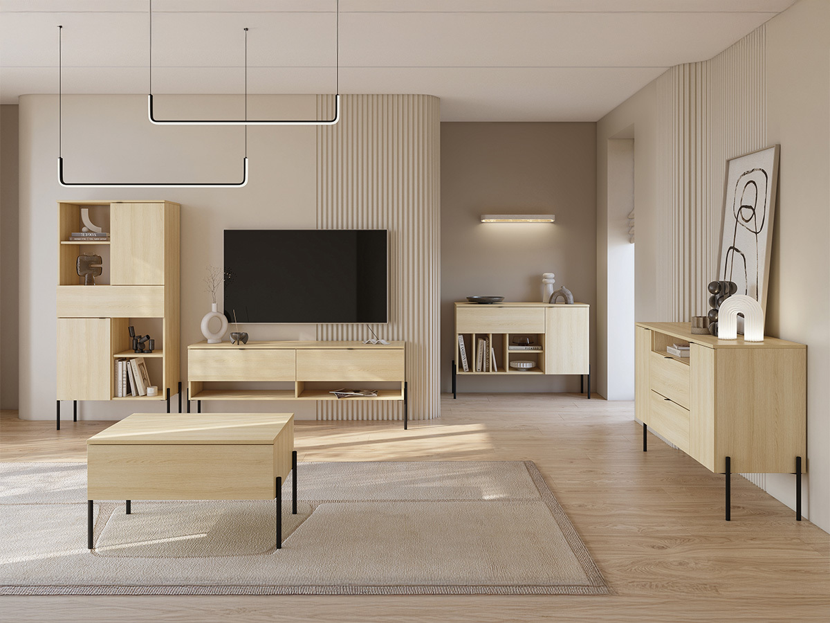 Set de living Levtenu 118 (Stejar)