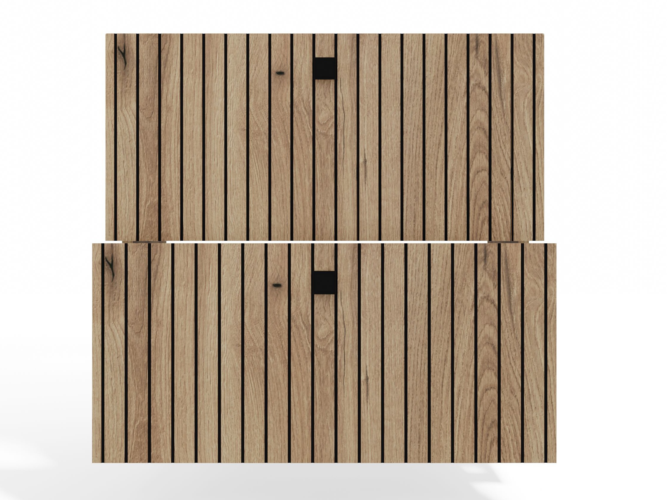 Cabinet atârnat pentru baie Mandeville 314 (Stejar)