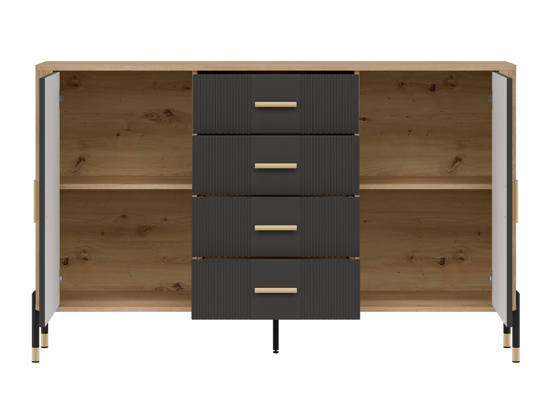 Comodă Flosora 119 (Antracit)