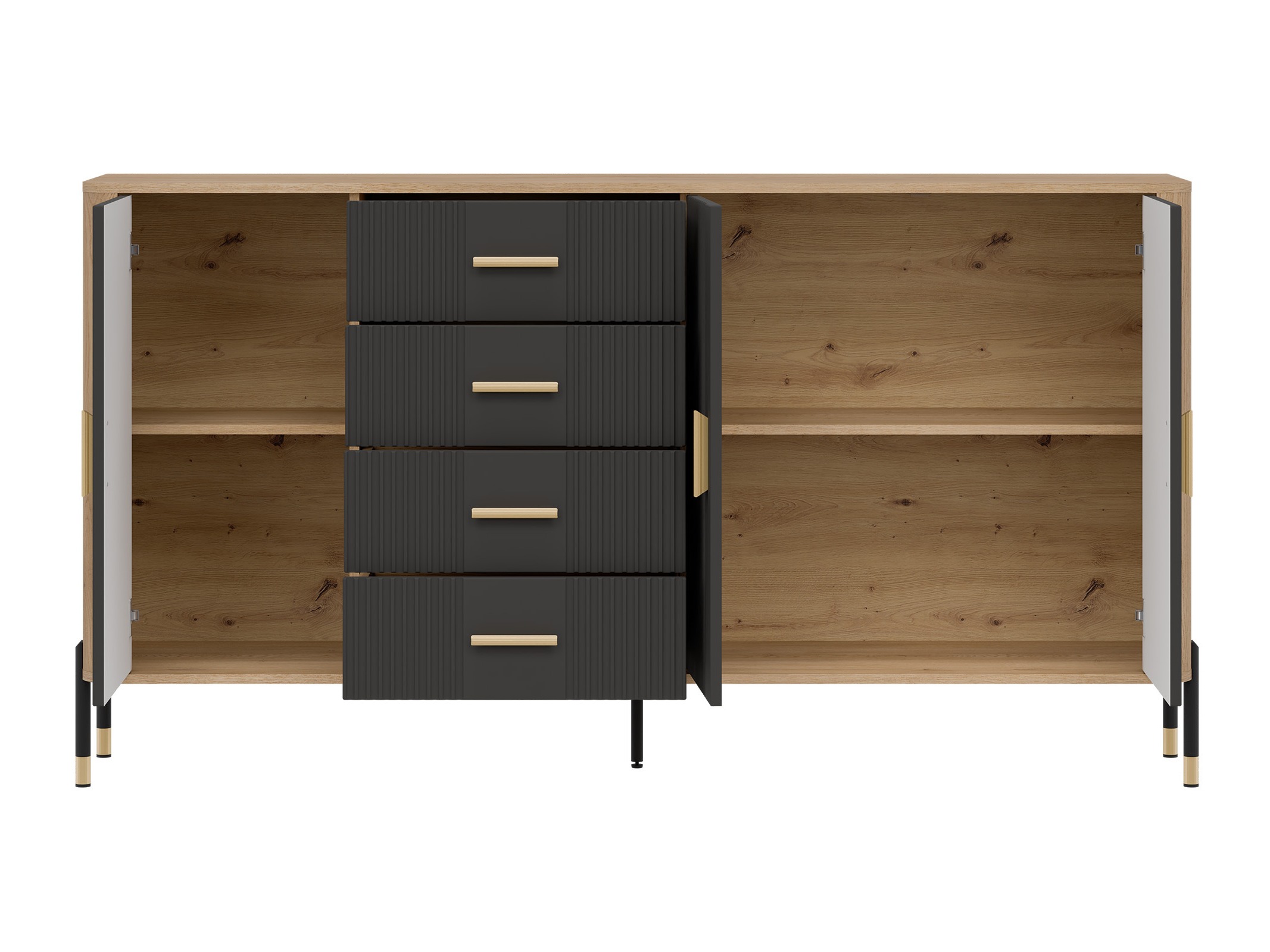 Comodă Flosora 121 (Antracit)