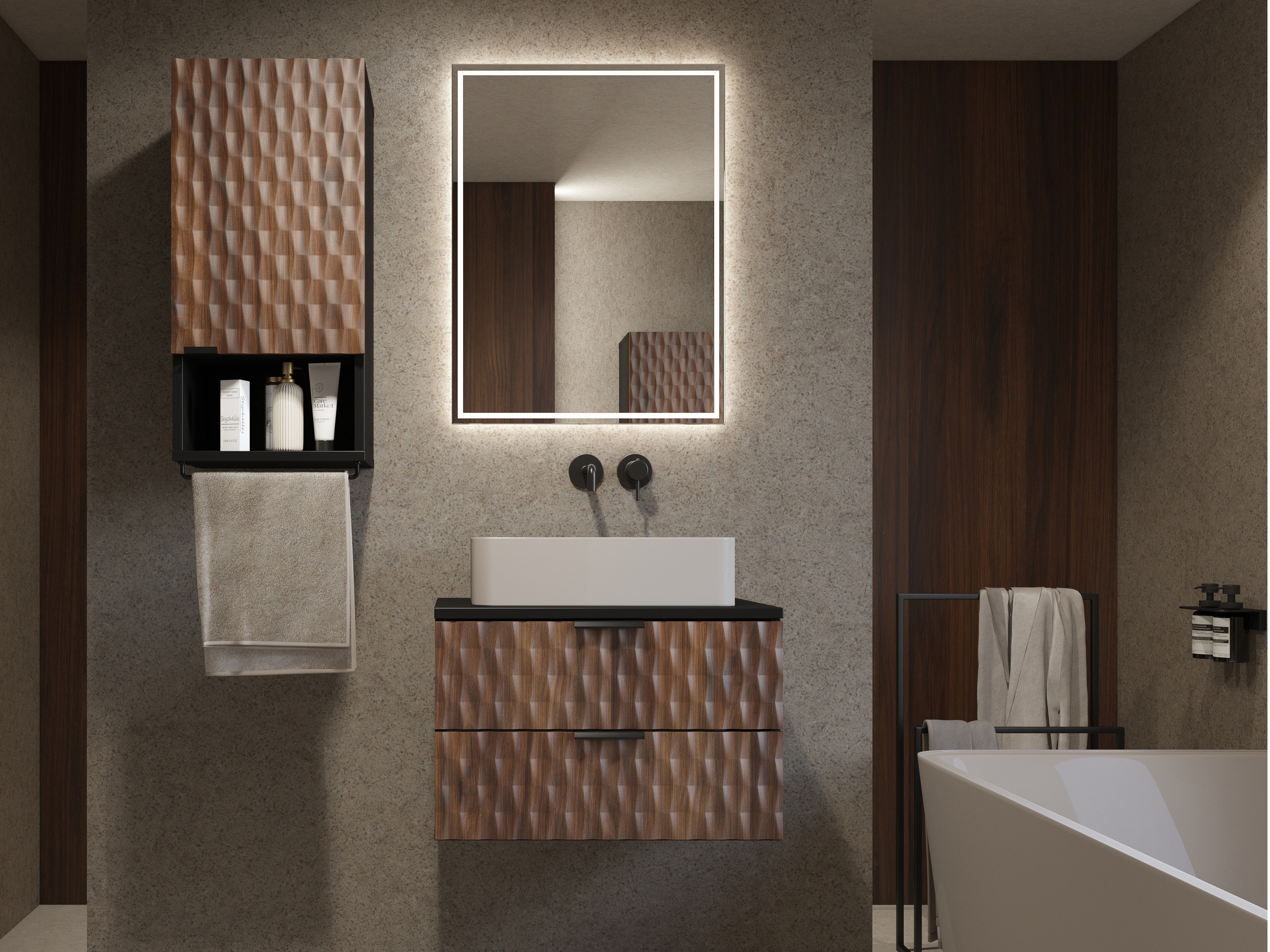 Cabinet atârnat pentru baie Elitese 102