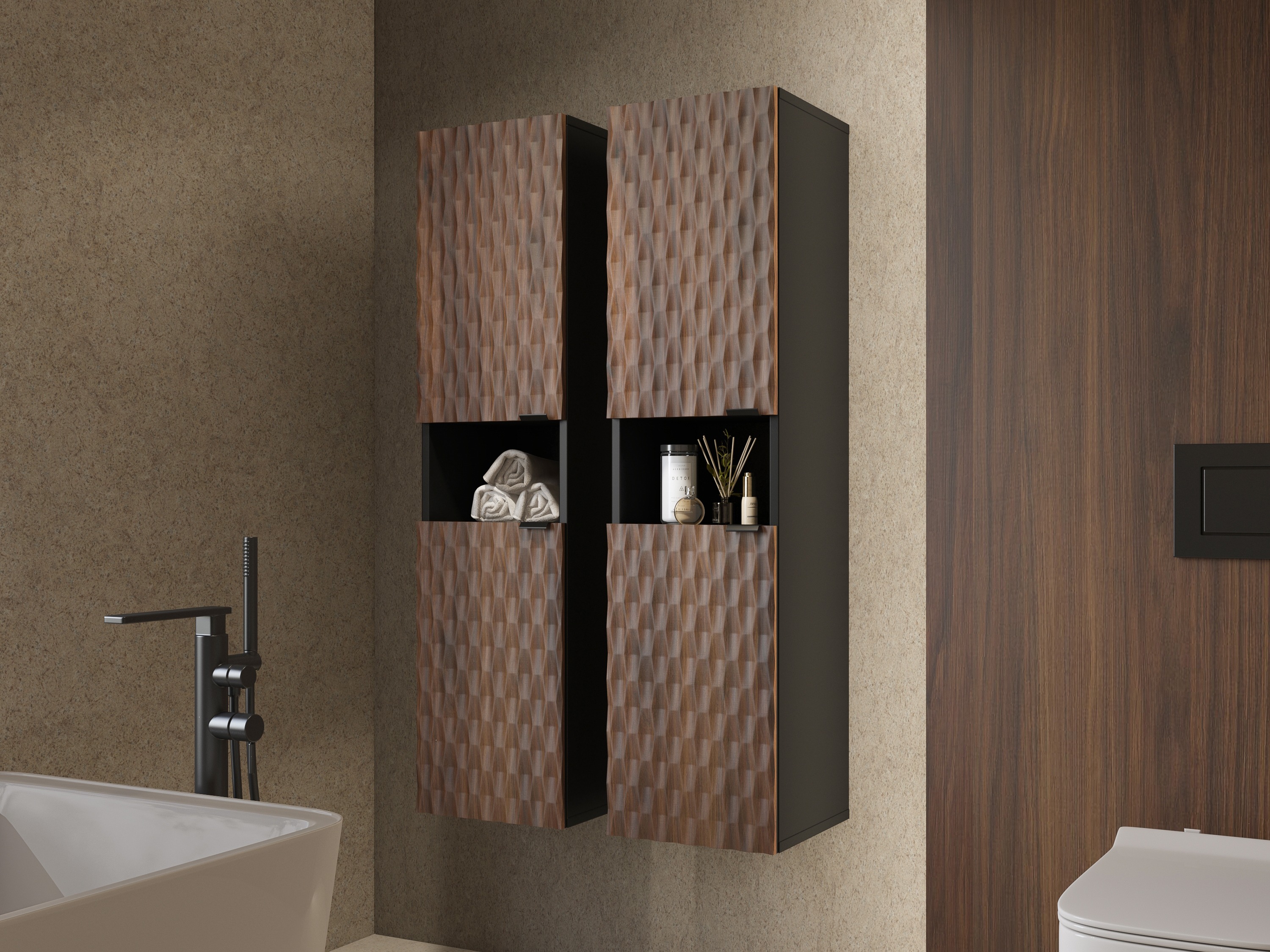 Cabinet de baie suspendat Elitese 101