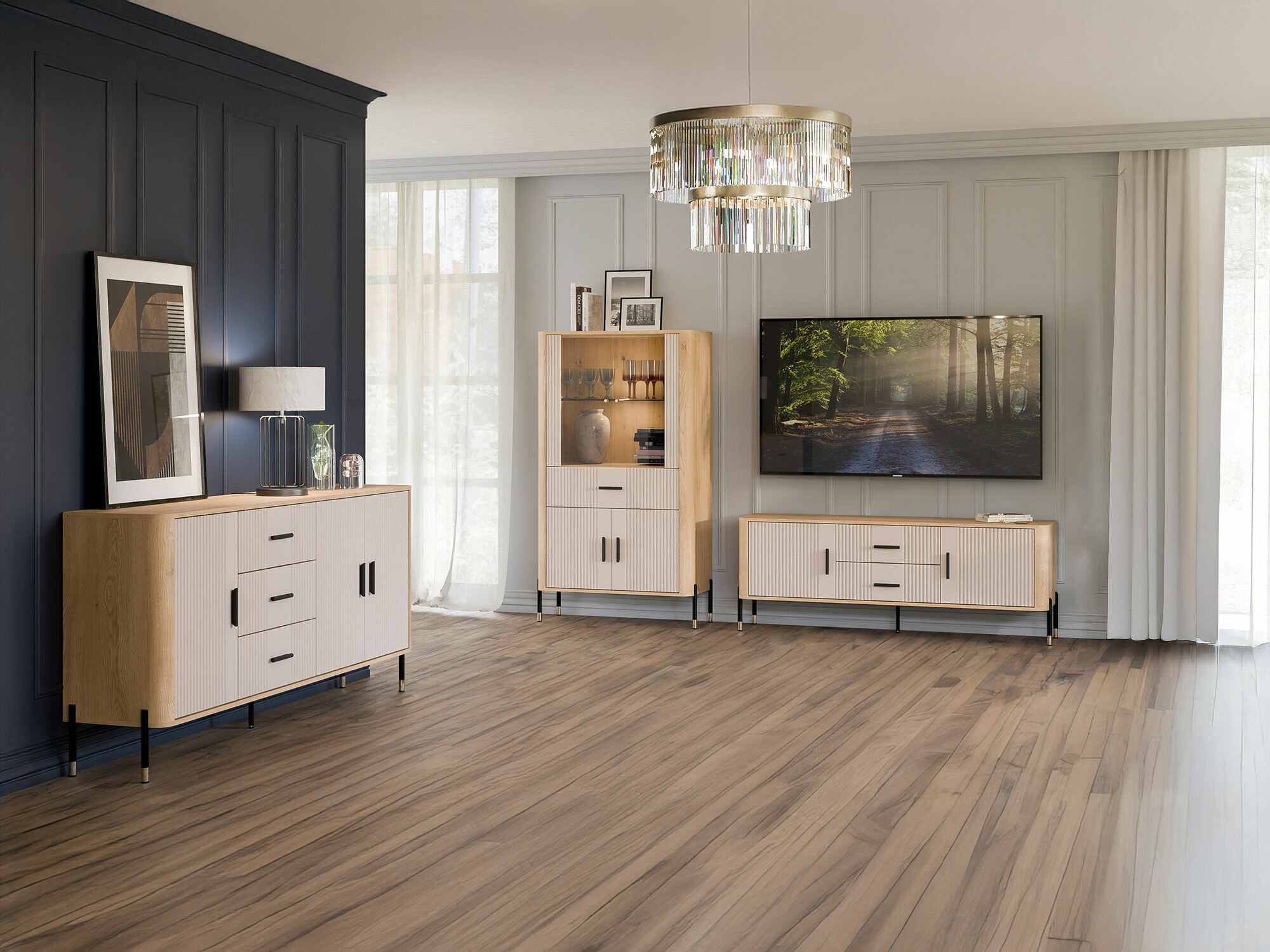Set de living Flosora 147 (Cașmir)