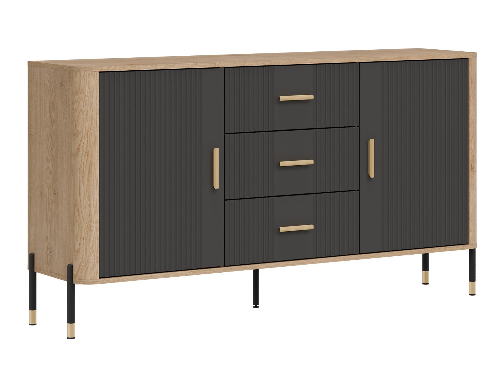 Set de living Flosora 148 (Antracit)