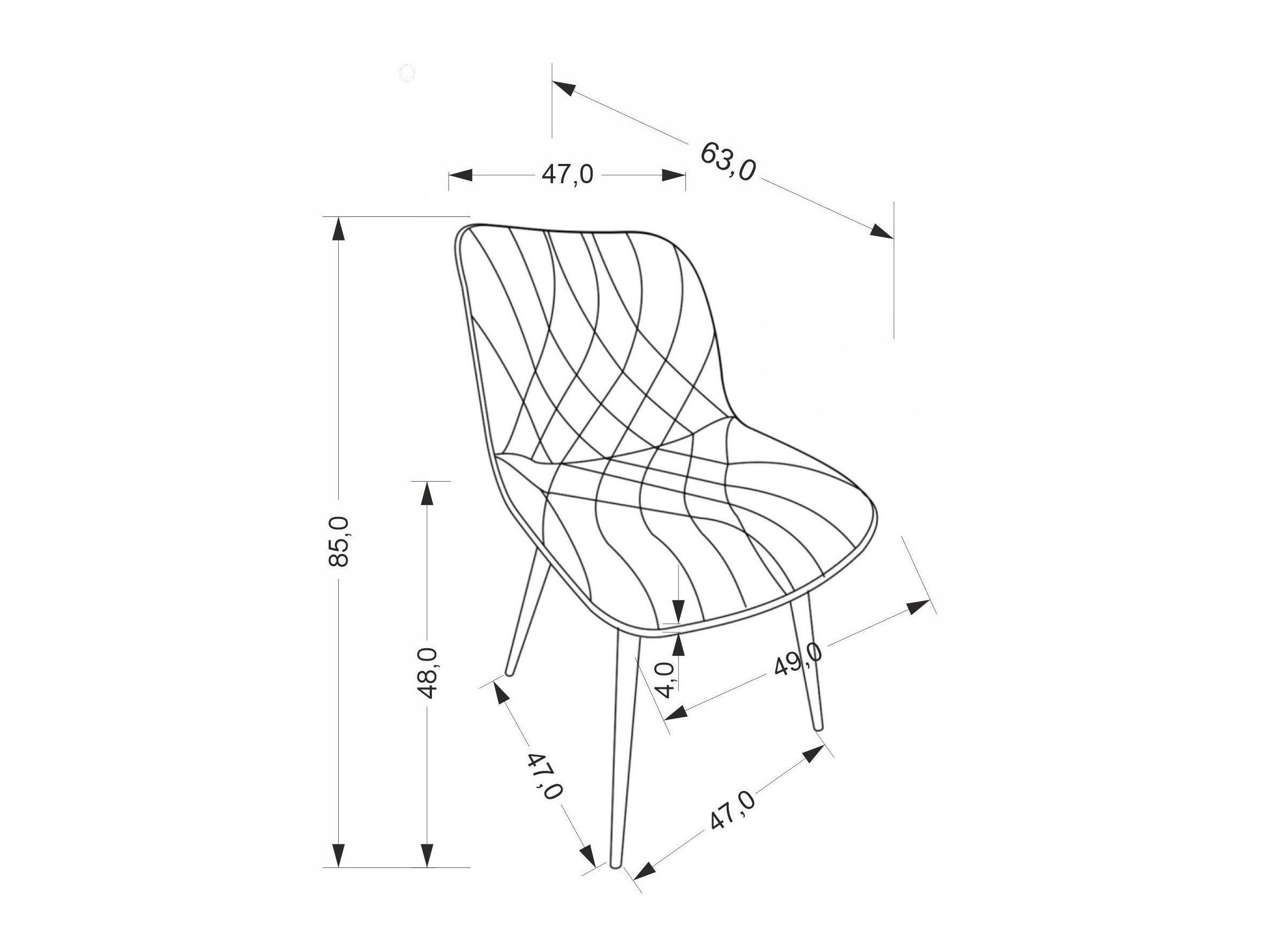 Scaun Houston 2033 (Bej deschis)