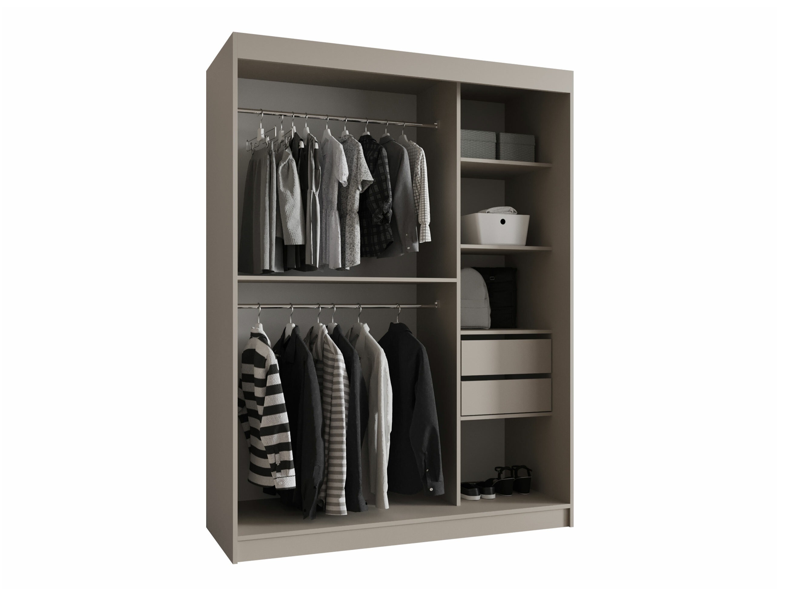 Dulap Hartford 528 (Negru)