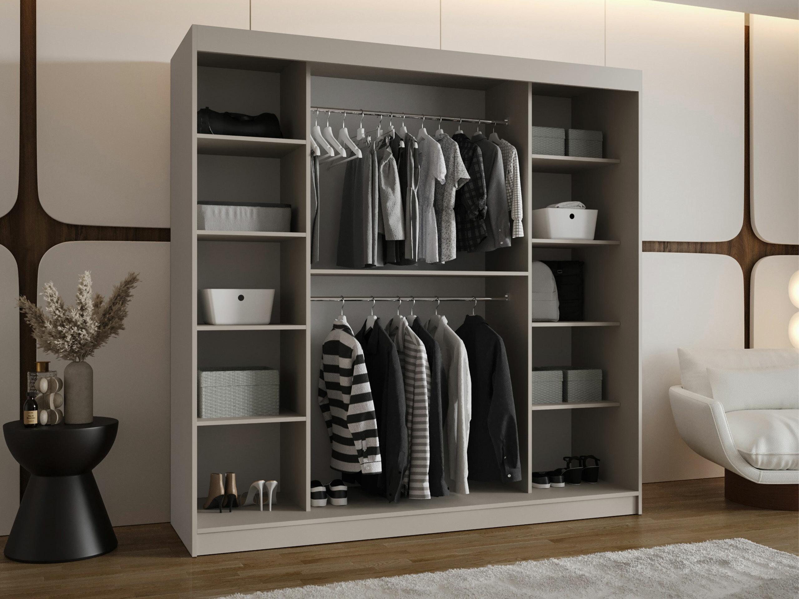 Dulap Hartford 532 (Negru)