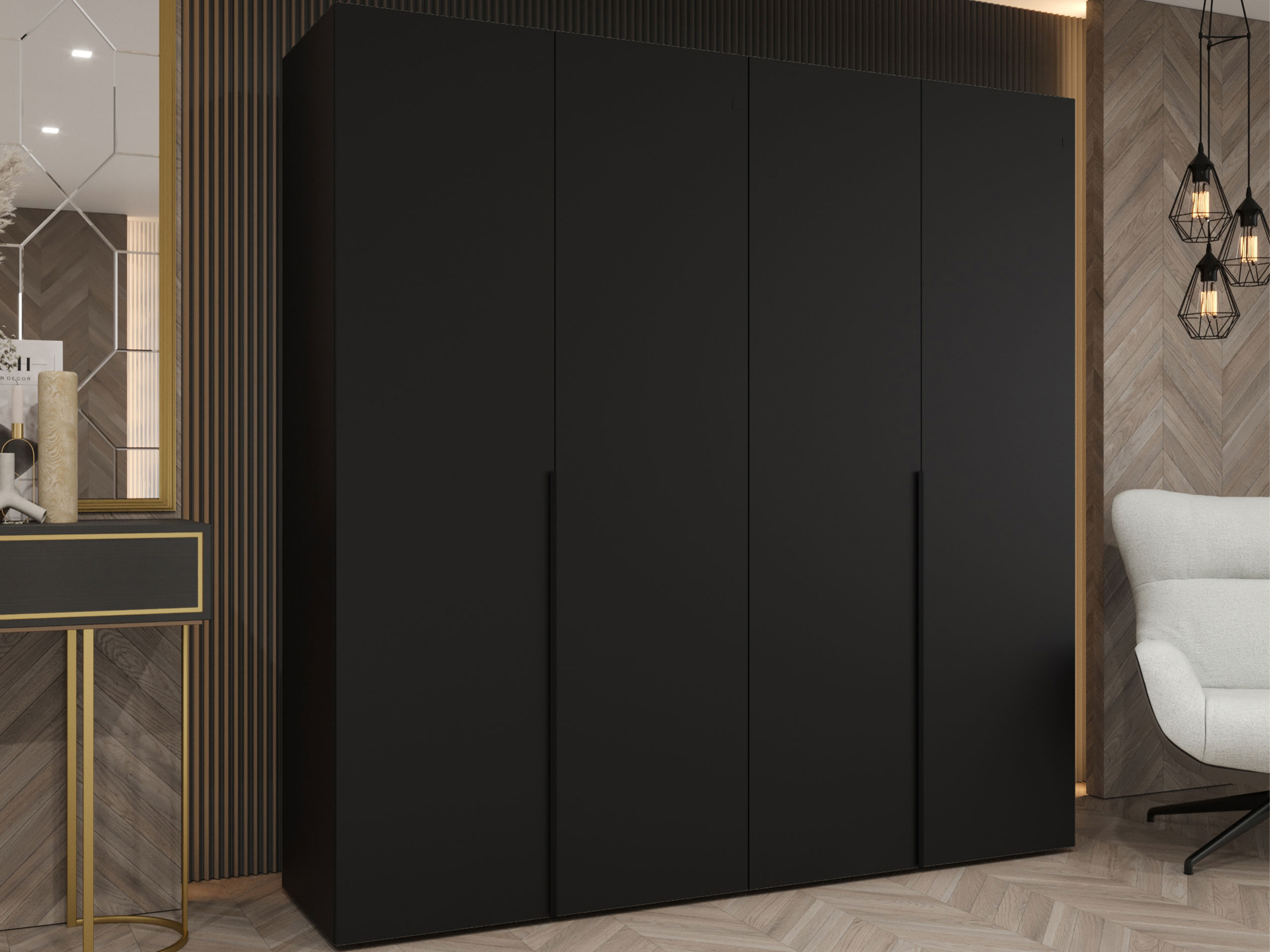 Dulap Hartford 537 (Negru)