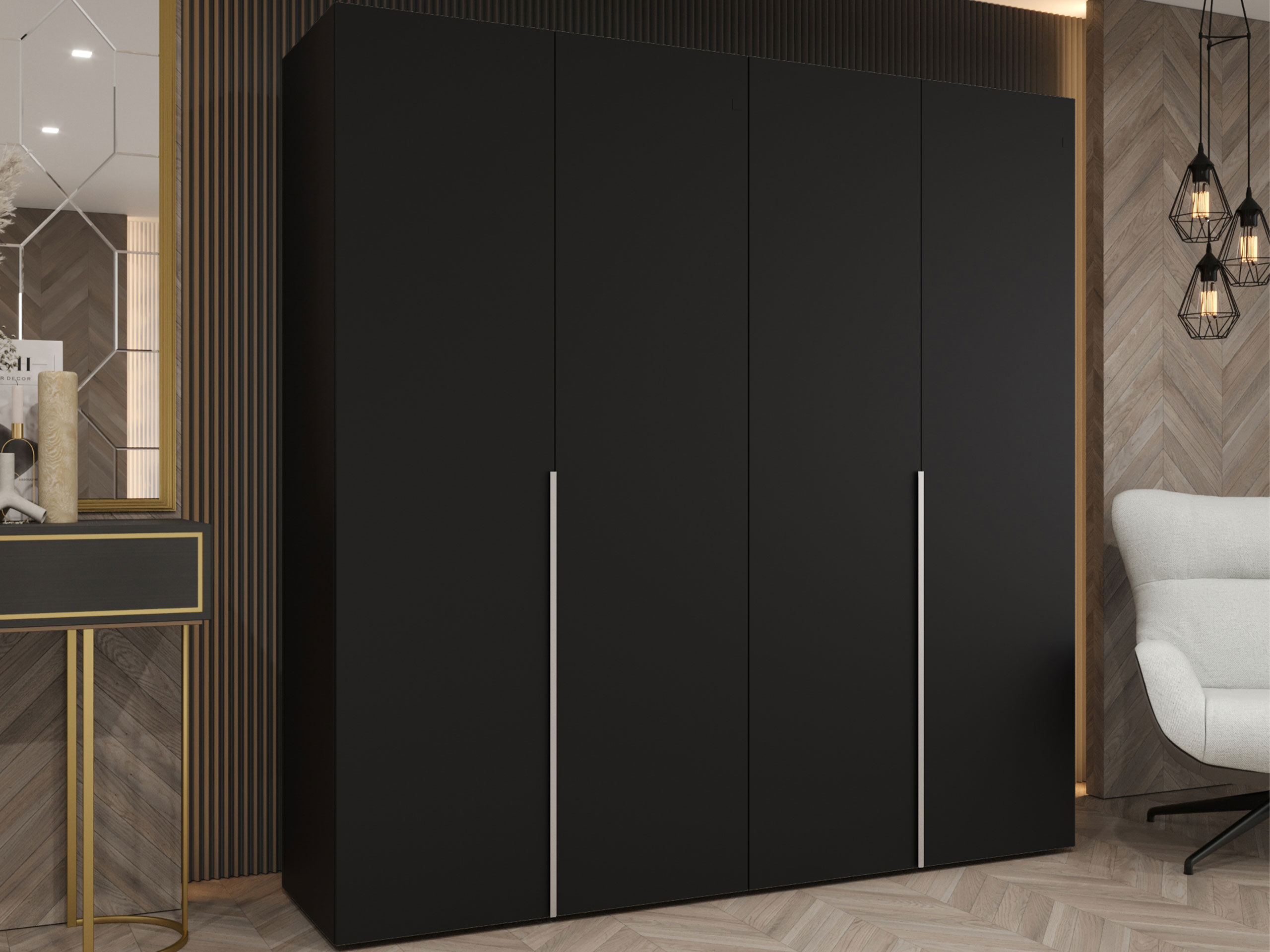 Dulap Hartford 537 (Negru)