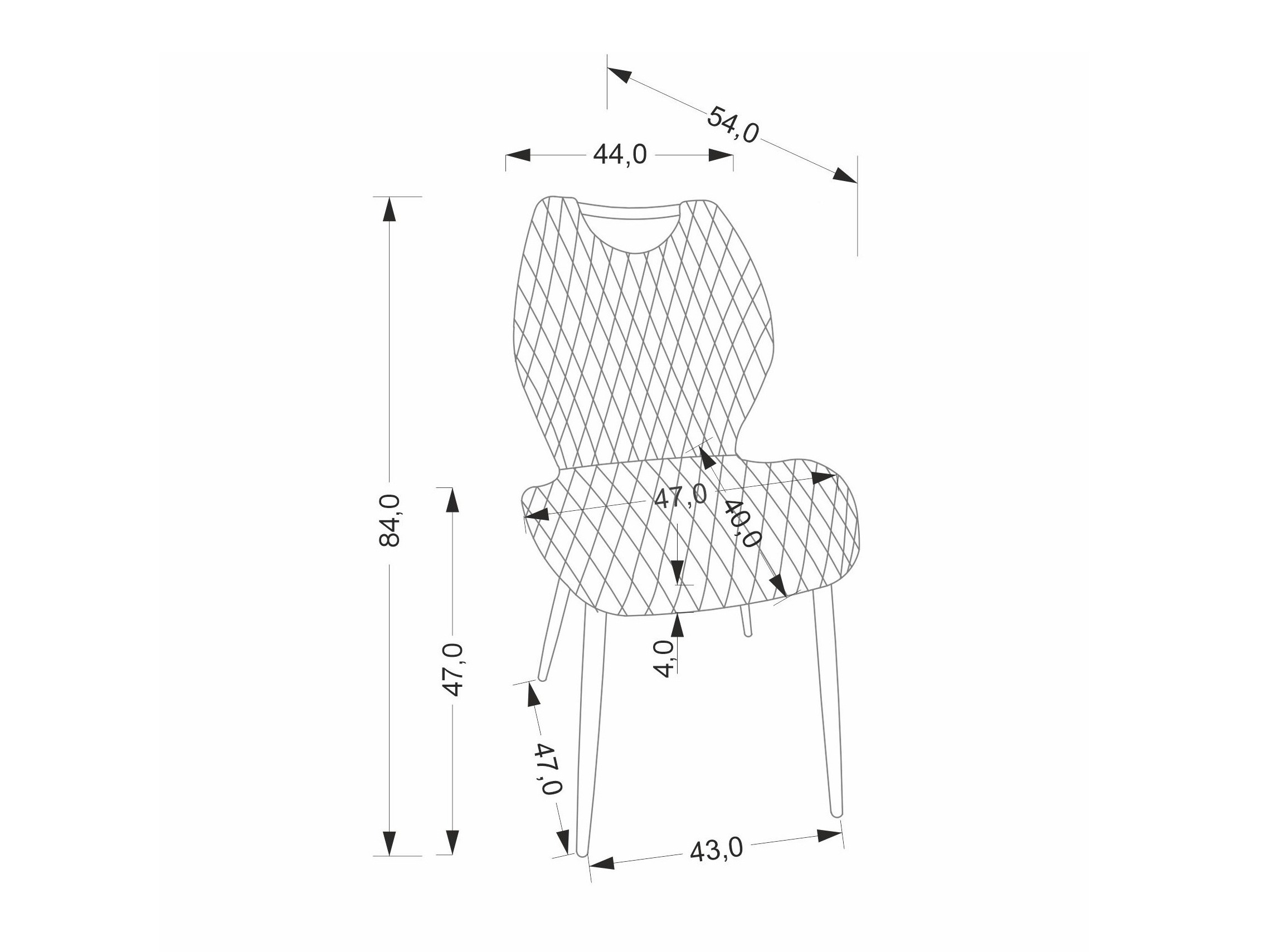 Scaun Houston 2069 (Bej + Negru)