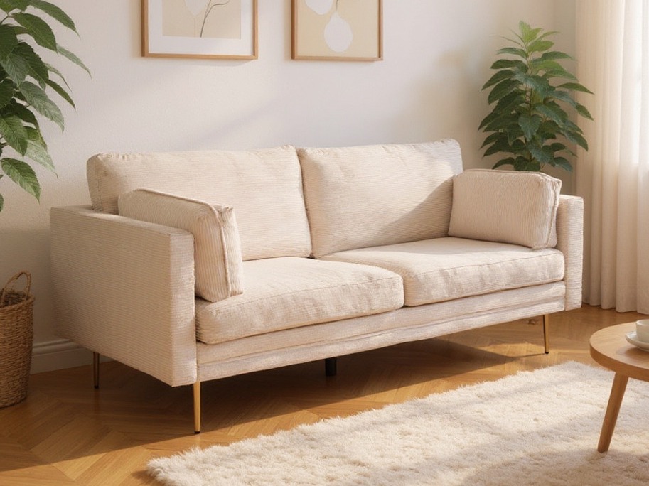 Canapea Dallas 2965 (Bej + Maro)