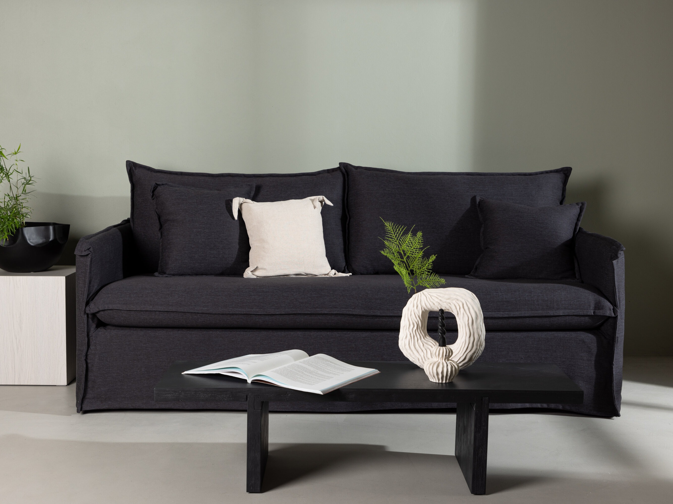 Canapea Dallas 4226 (Negru)