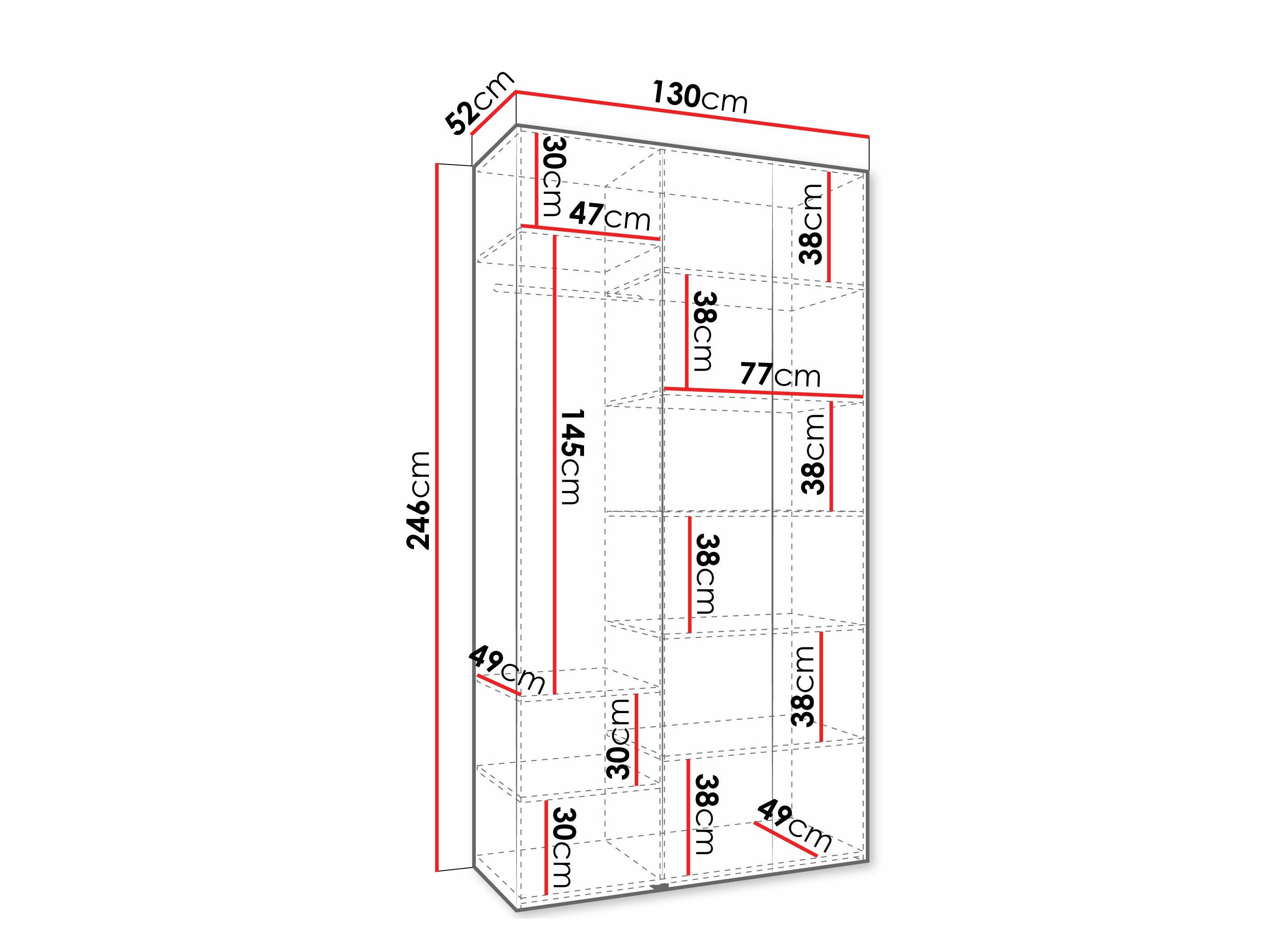 Dulap Hartford 571 (Alb)