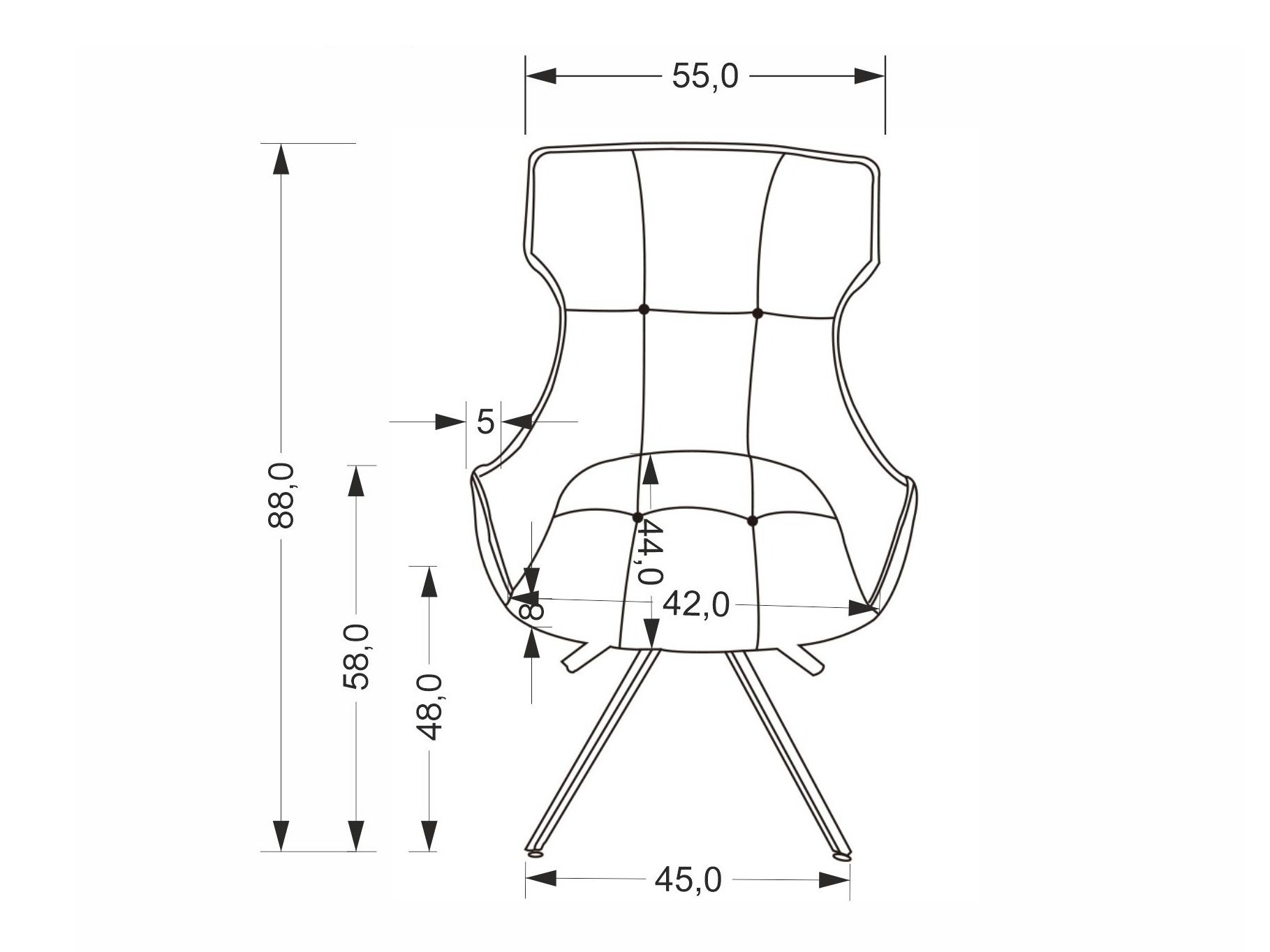 Scaun Houston 2055 (Bej)