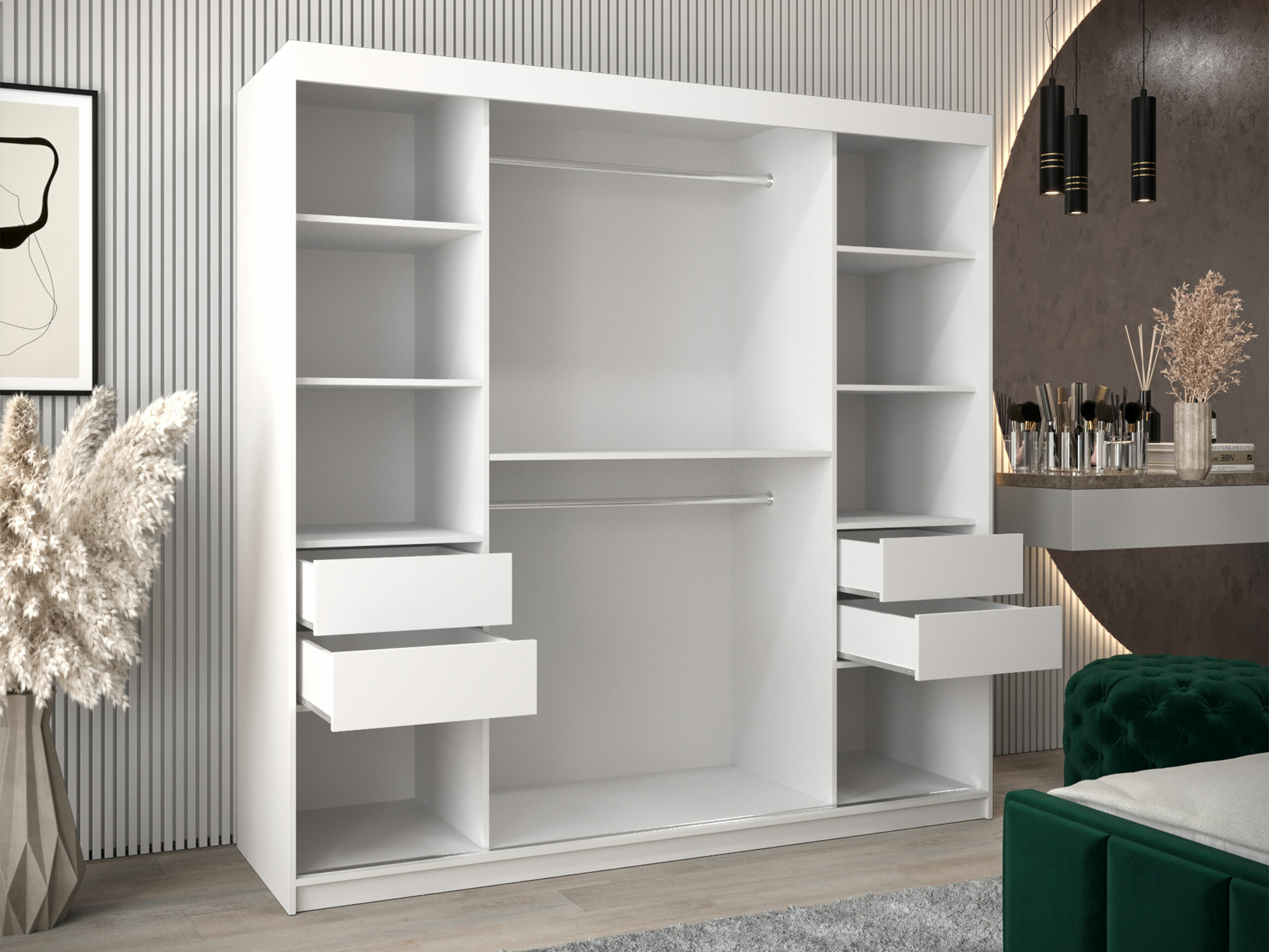 Dulap Hartford 578 (Negru)