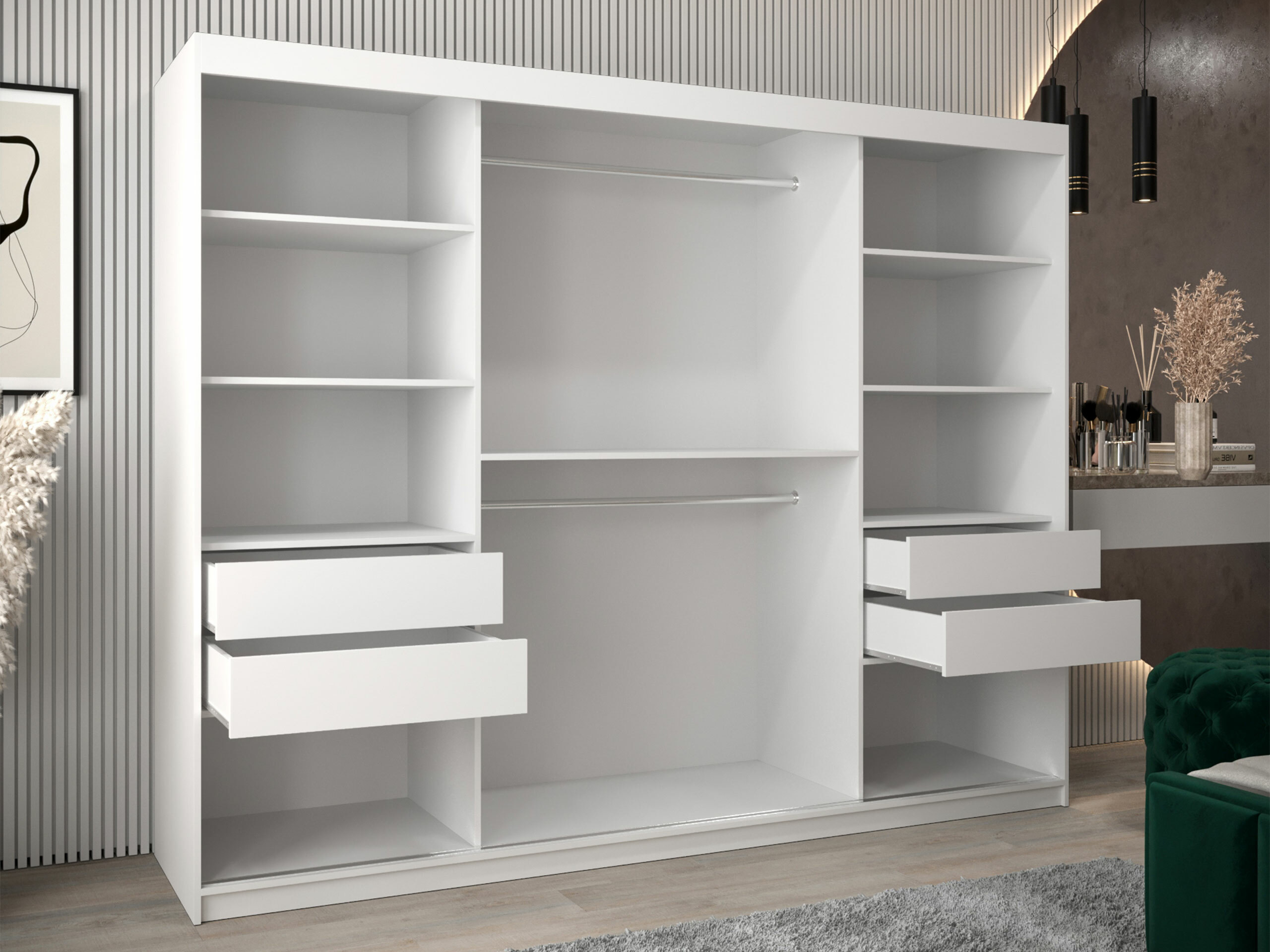 Dulap Hartford 578 (Negru)